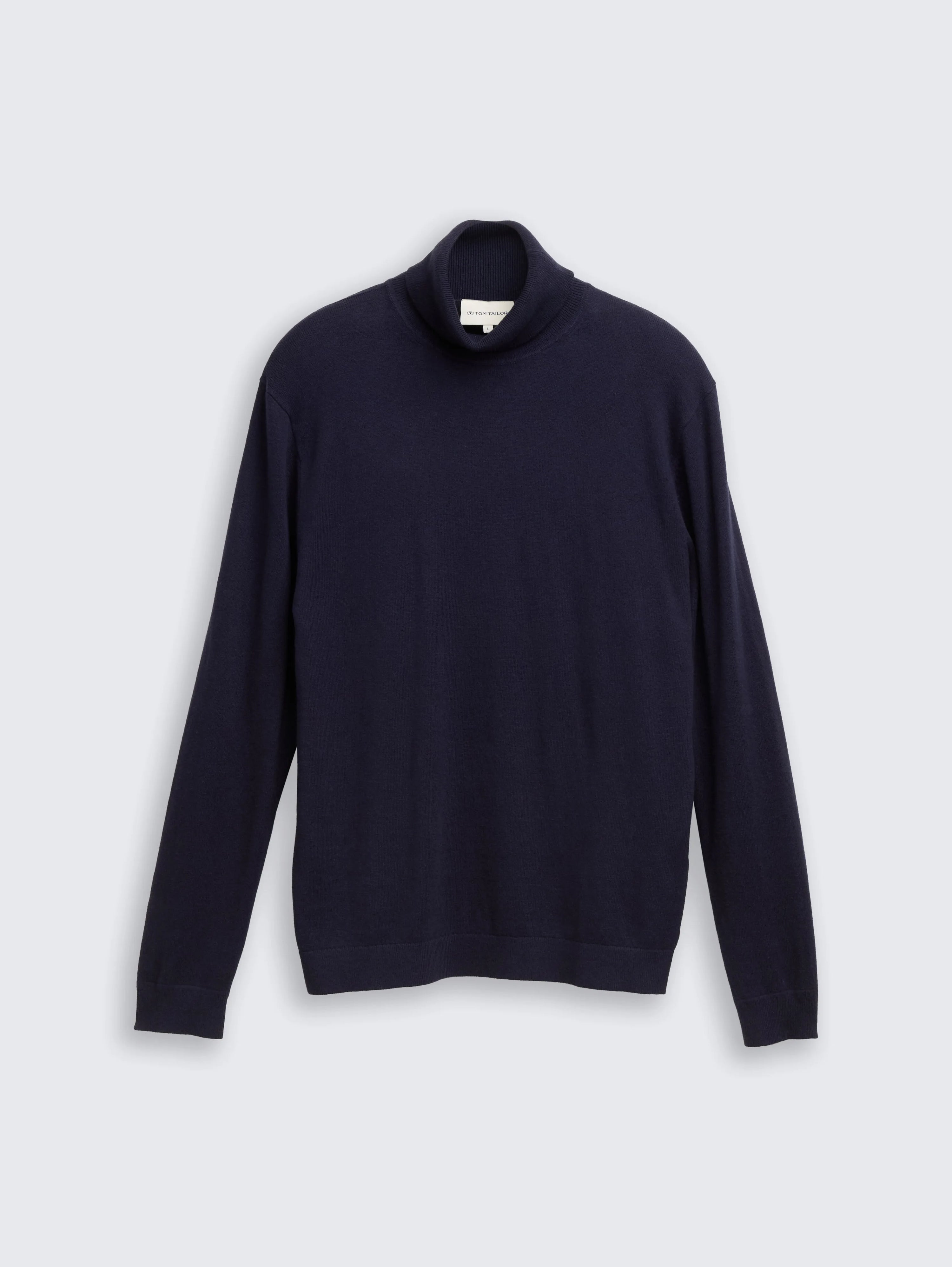 Tom Tailor_Gray_Turtleneck Jumper with Cashmere Blend_1048017_13160_04
