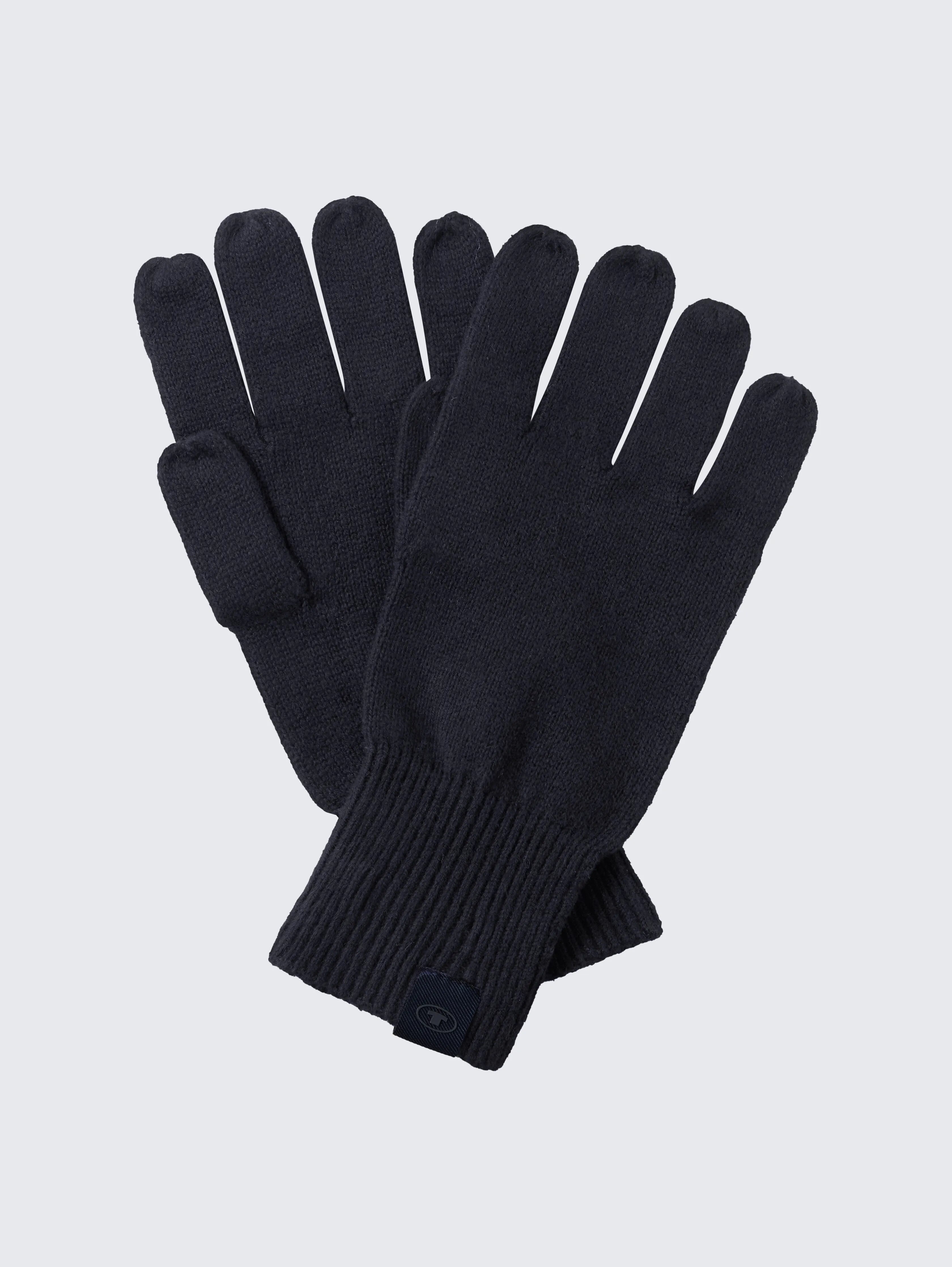 Tom Tailor_Gray_Gloves with Cashmere Content_1048044_13160_01