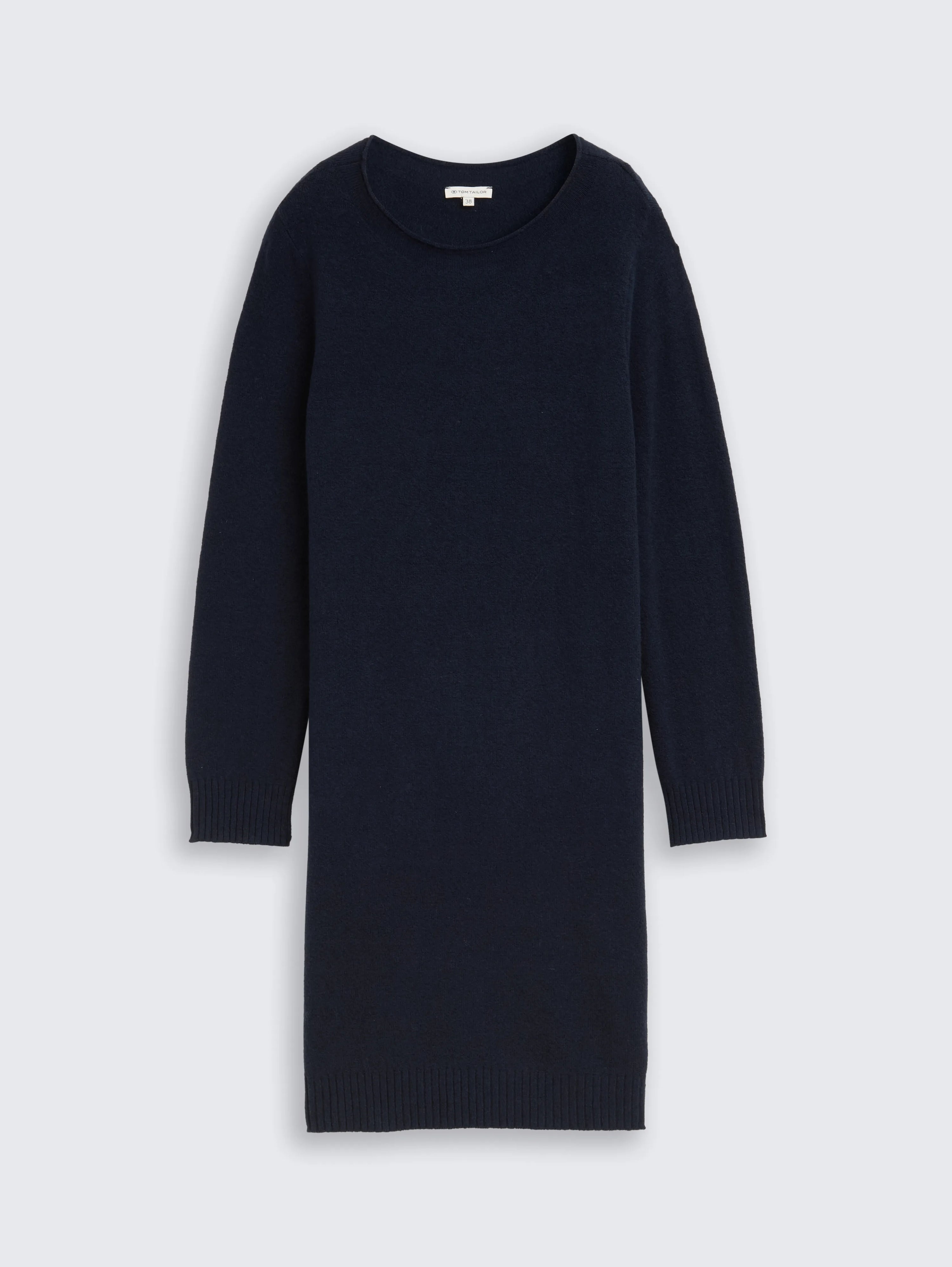 Tom Tailor_0_Knitted Dress with Boat Neckline_1048321_11019_01
