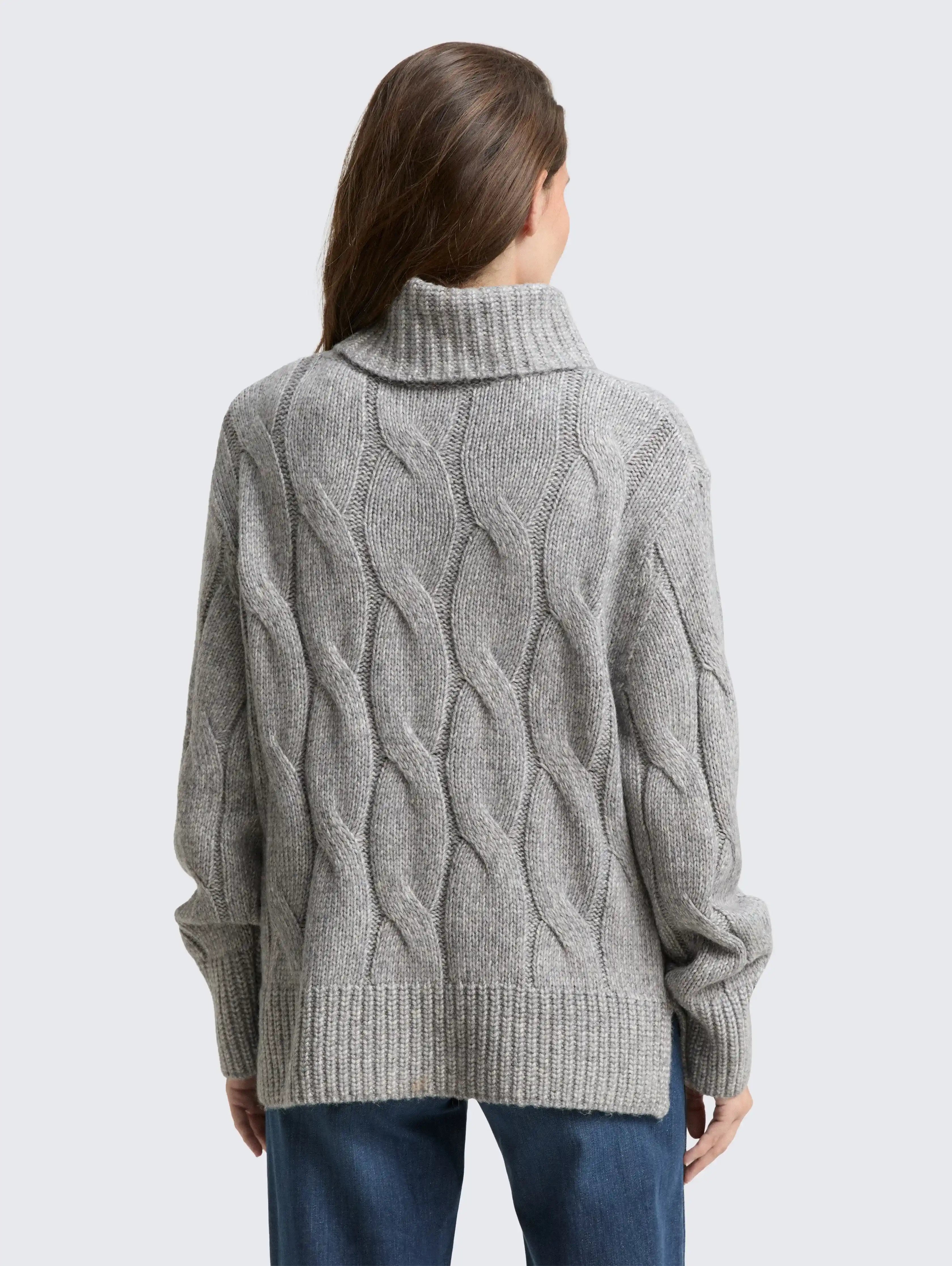 Tom Tailor_0_Turtleneck Jumper with Cable Knit Pattern_1048322_21373_03