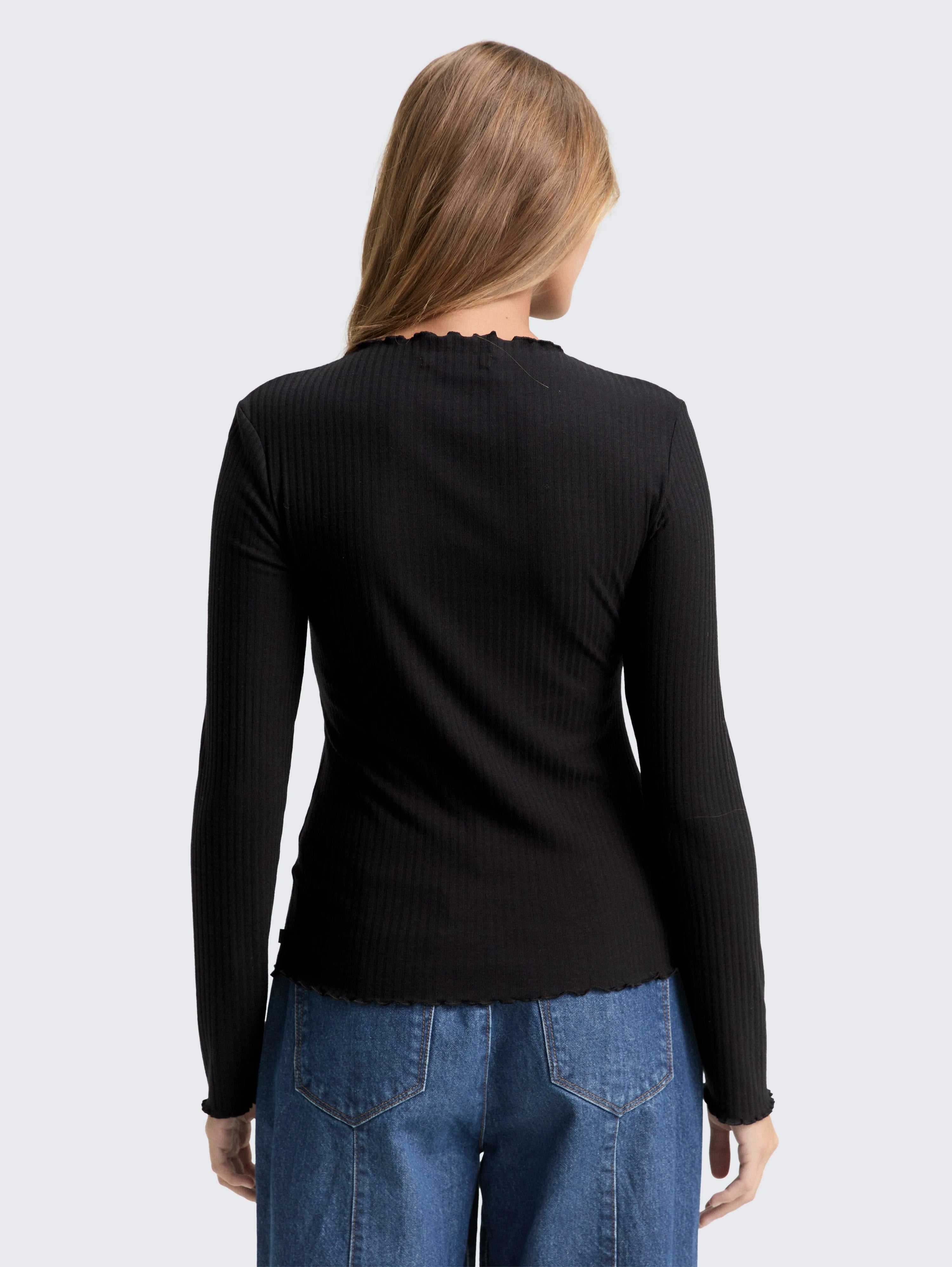 Tom Tailor_0_Ribbed Long-Sleeved Shirt with Stand-Up Collar_1048344_14482_04