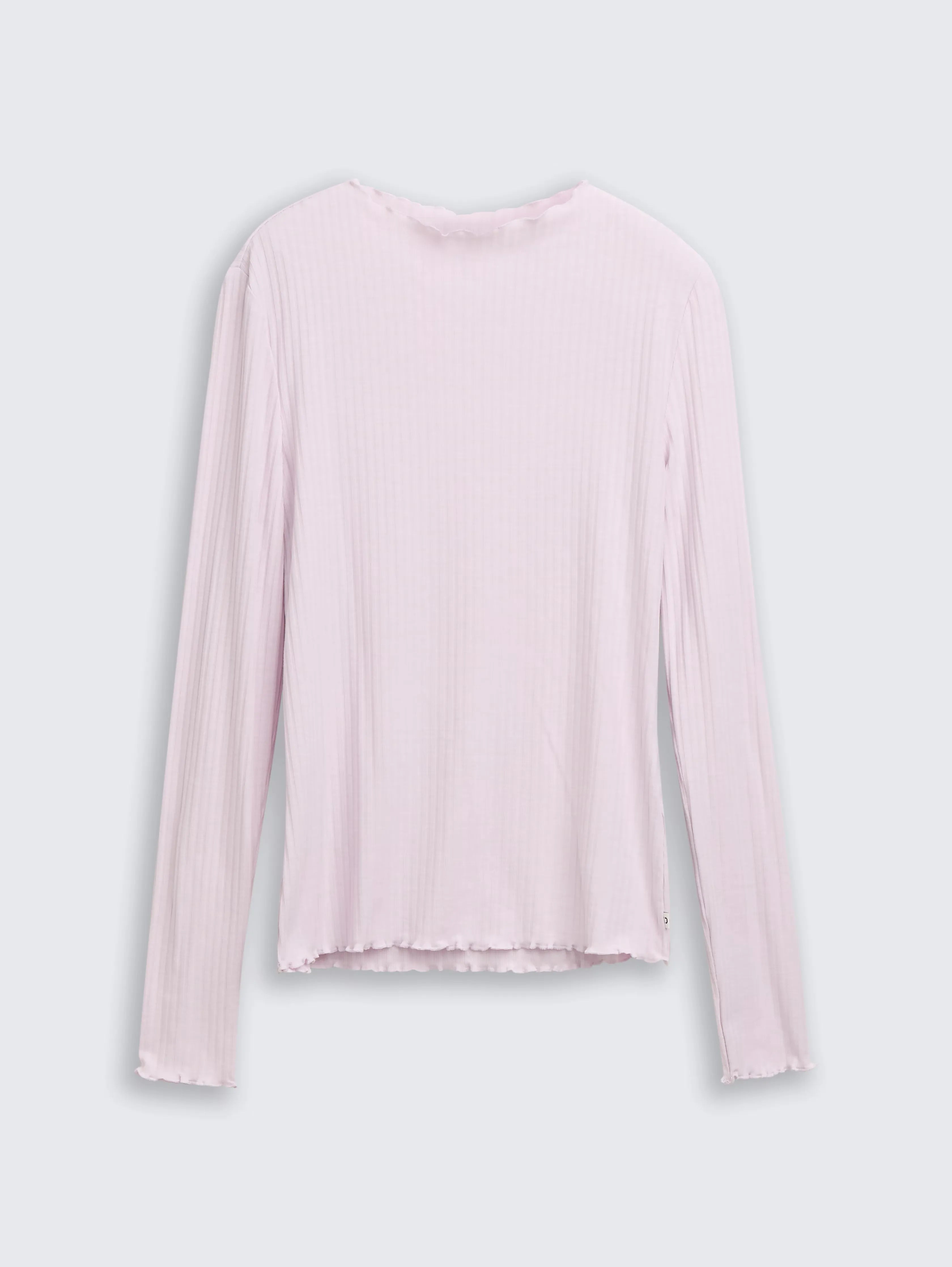 Tom Tailor_0_Ribbed Long-Sleeved Shirt with Stand-Up Collar_1048344_33972_01