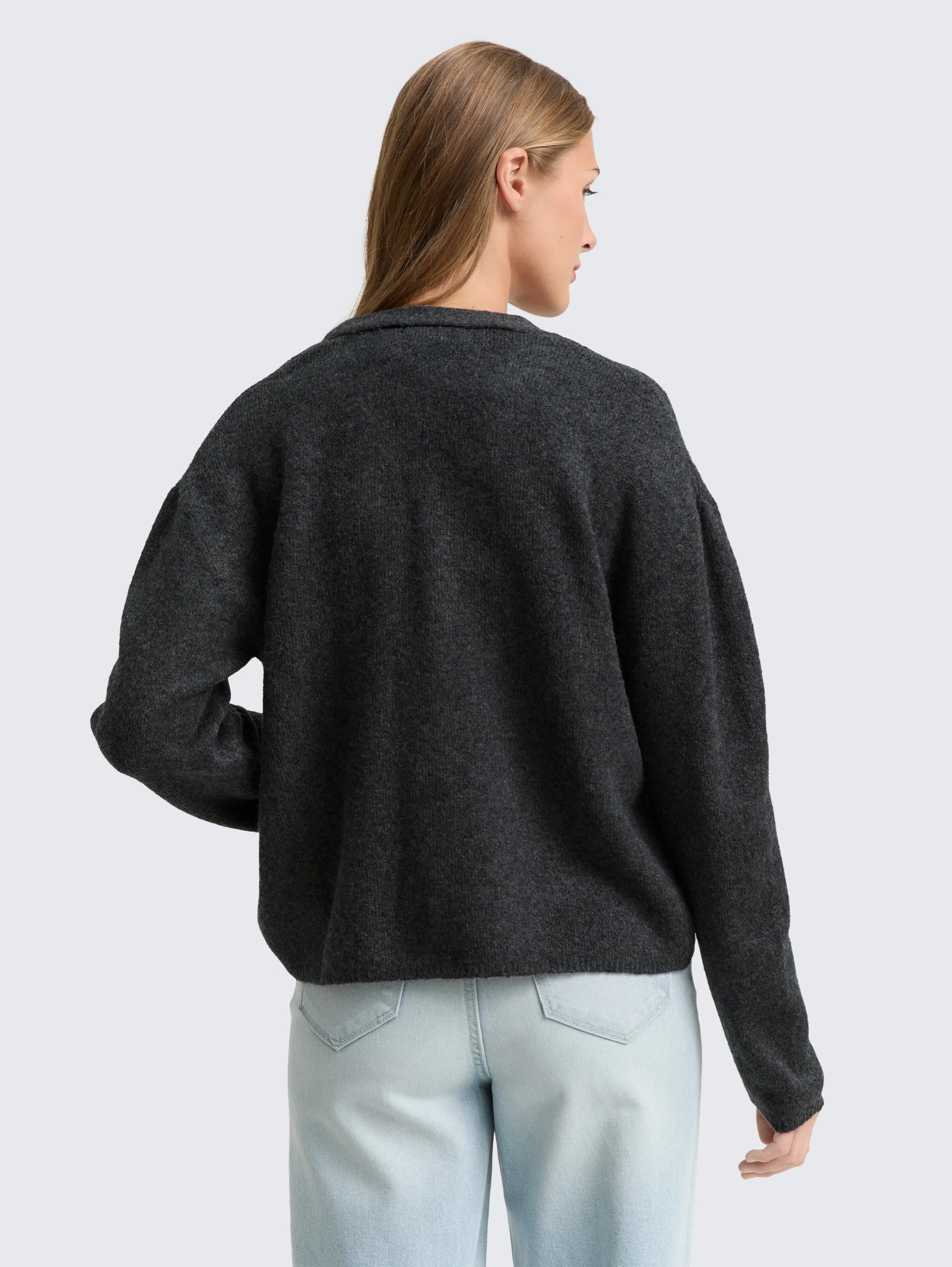 Tom Tailor_White_Cardigan with V-Neck_1048350_12880_03