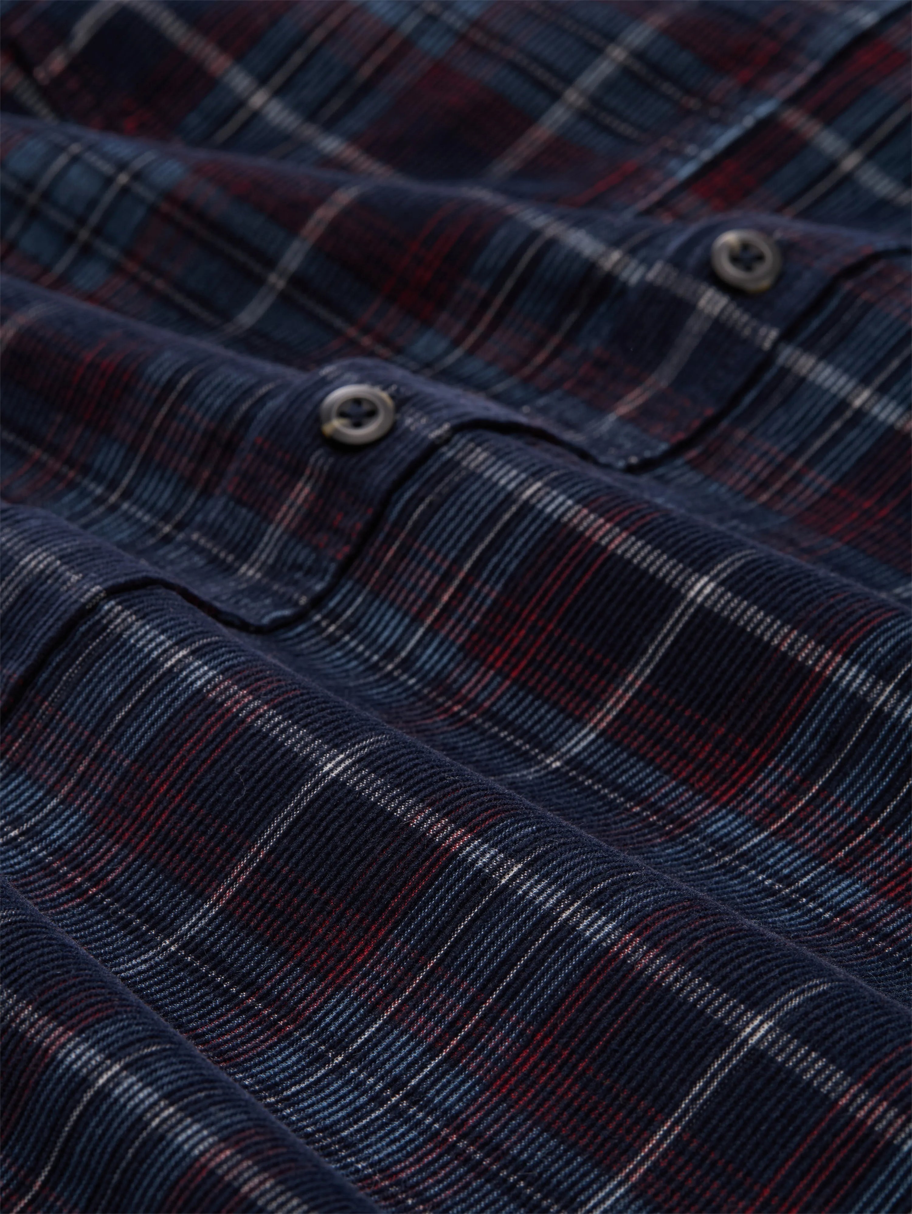Tom Tailor_0_Regular Fit Corduroy Shirt with Checked Pattern_1048427_38918_06