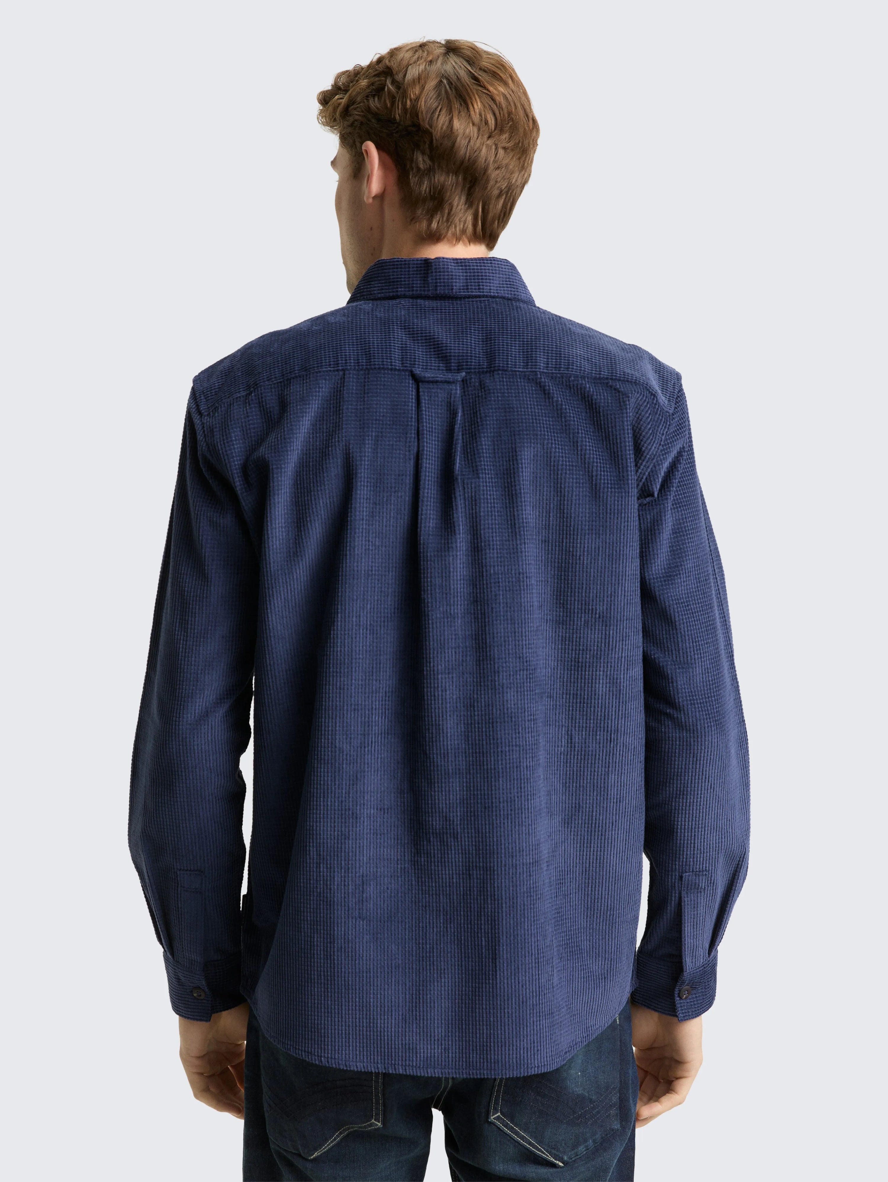Tom Tailor_0_Comfort Fit Corduroy Shirt with Breast Pocket_1048441_28061_03