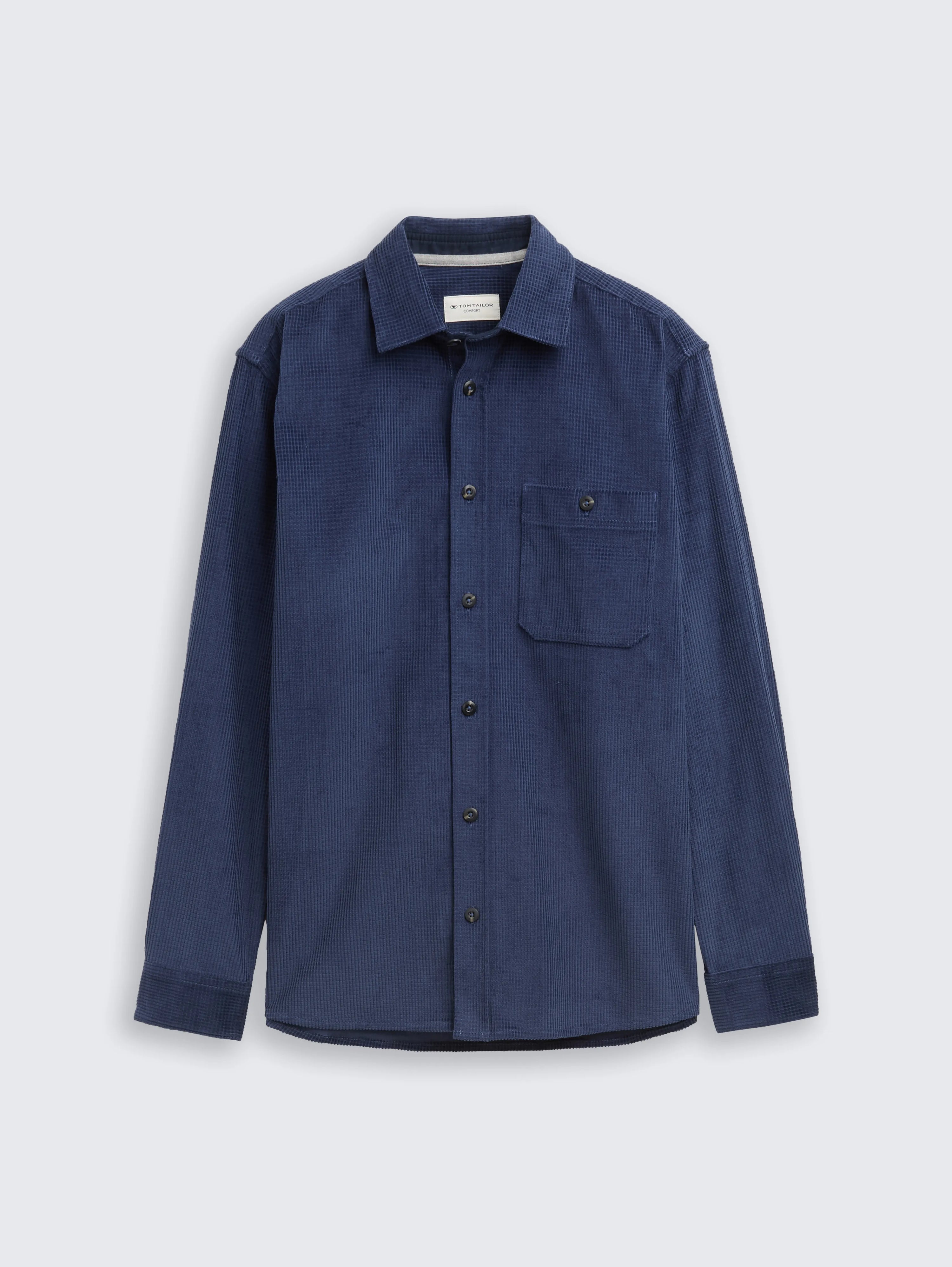Tom Tailor_0_Comfort Fit Corduroy Shirt with Breast Pocket_1048441_28061_04