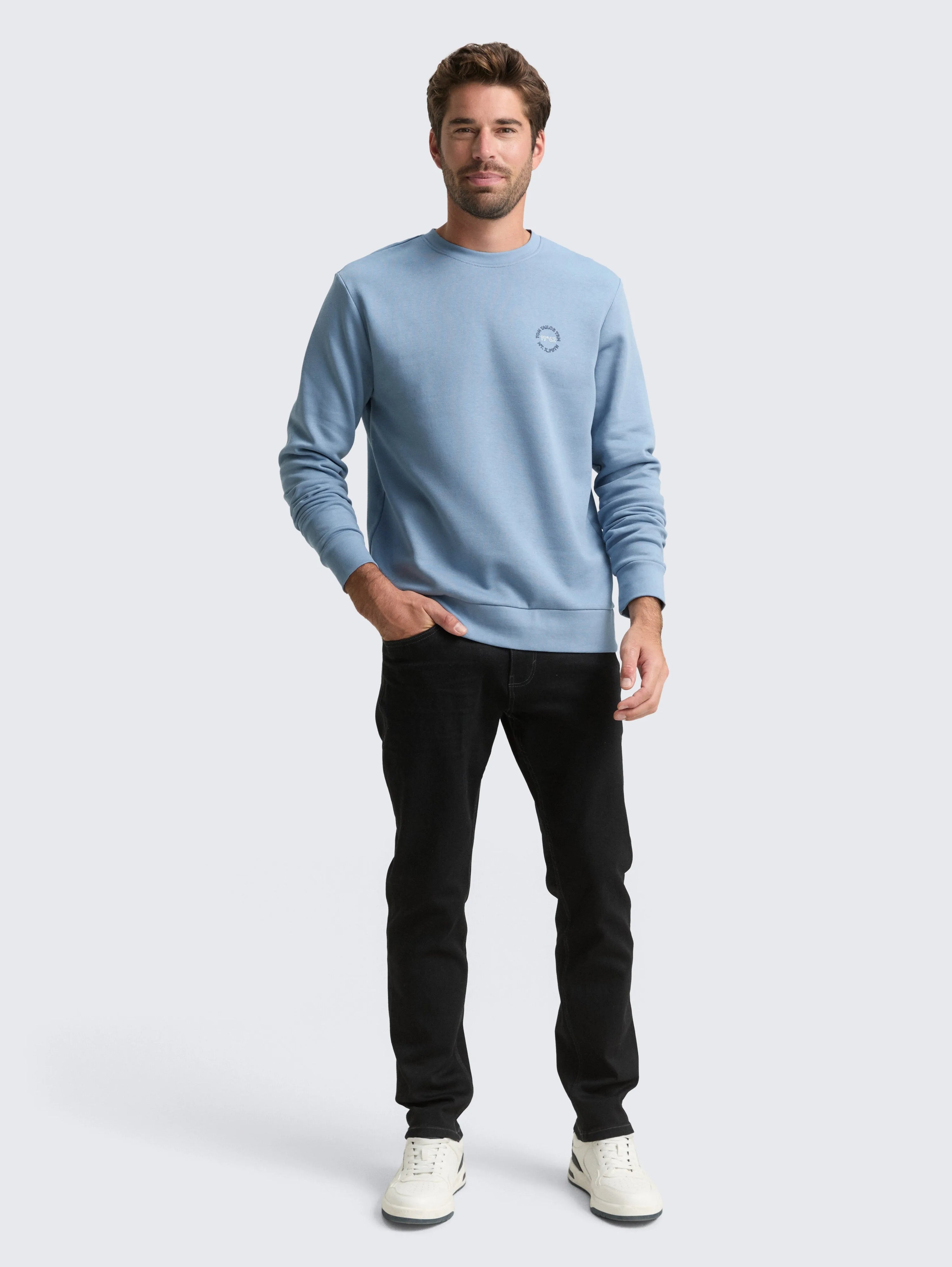 Tom Tailor_0_Sweatshirt with Logo Print_1048591_28800_01