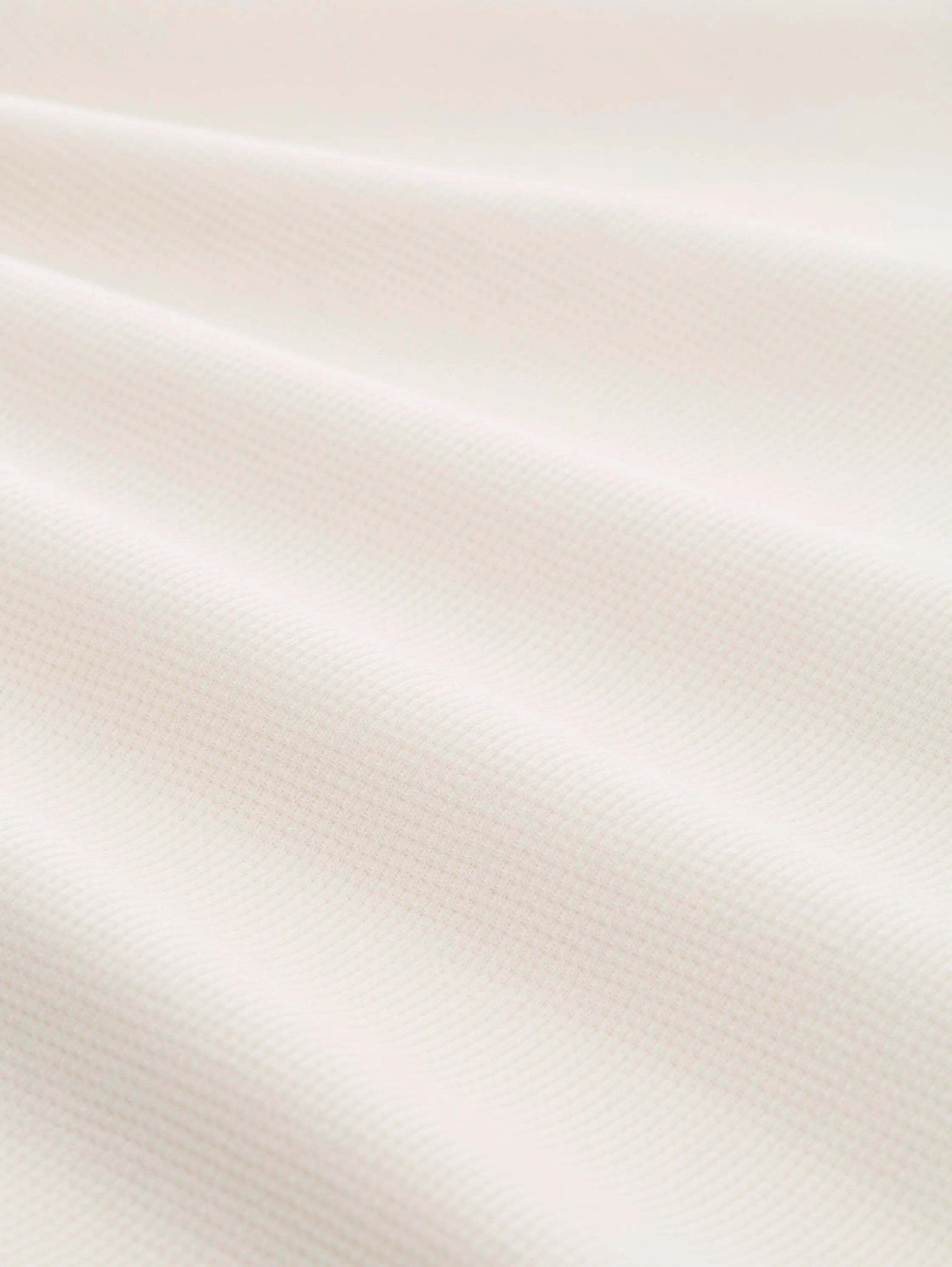 Tom Tailor Gardenia White Men T-Shirt with Waffle Texture SKU: 1048599_10348 Image 05
