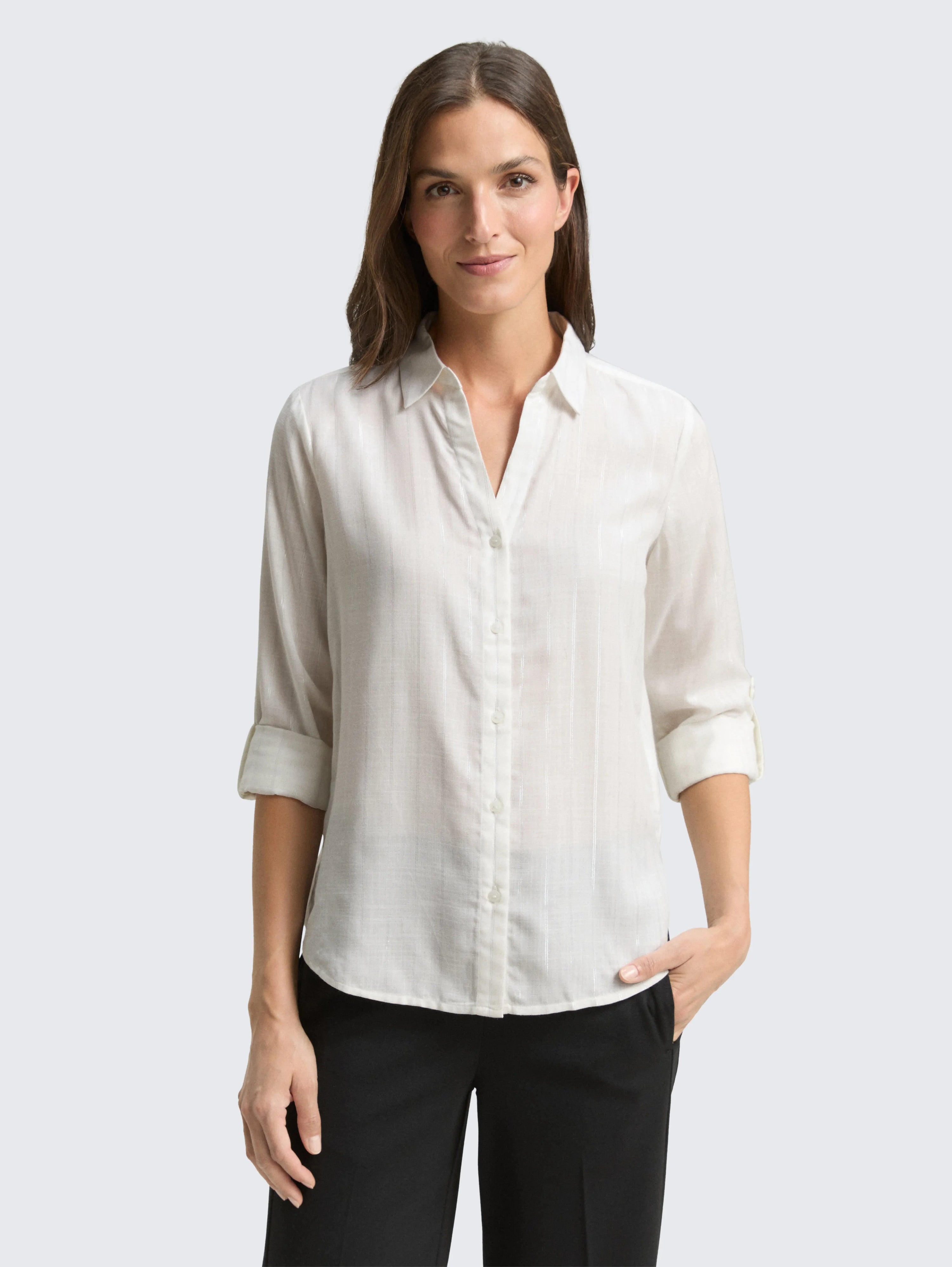 Tom Tailor_0_Blouse with Glitter-Effect Stripes_1048687_39186_01