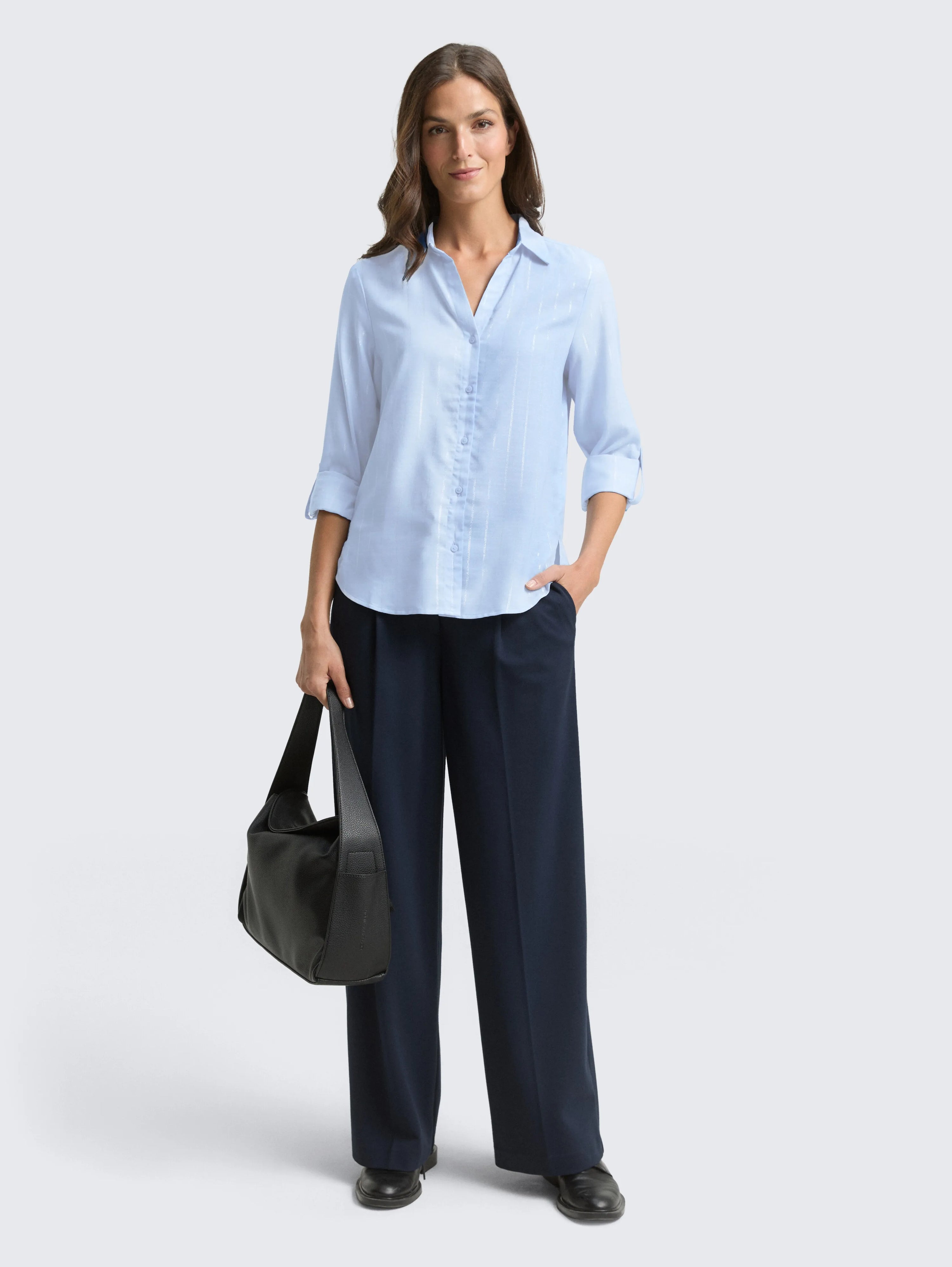 Tom Tailor_0_Blouse with Glitter-Effect Stripes_1048687_39188_02