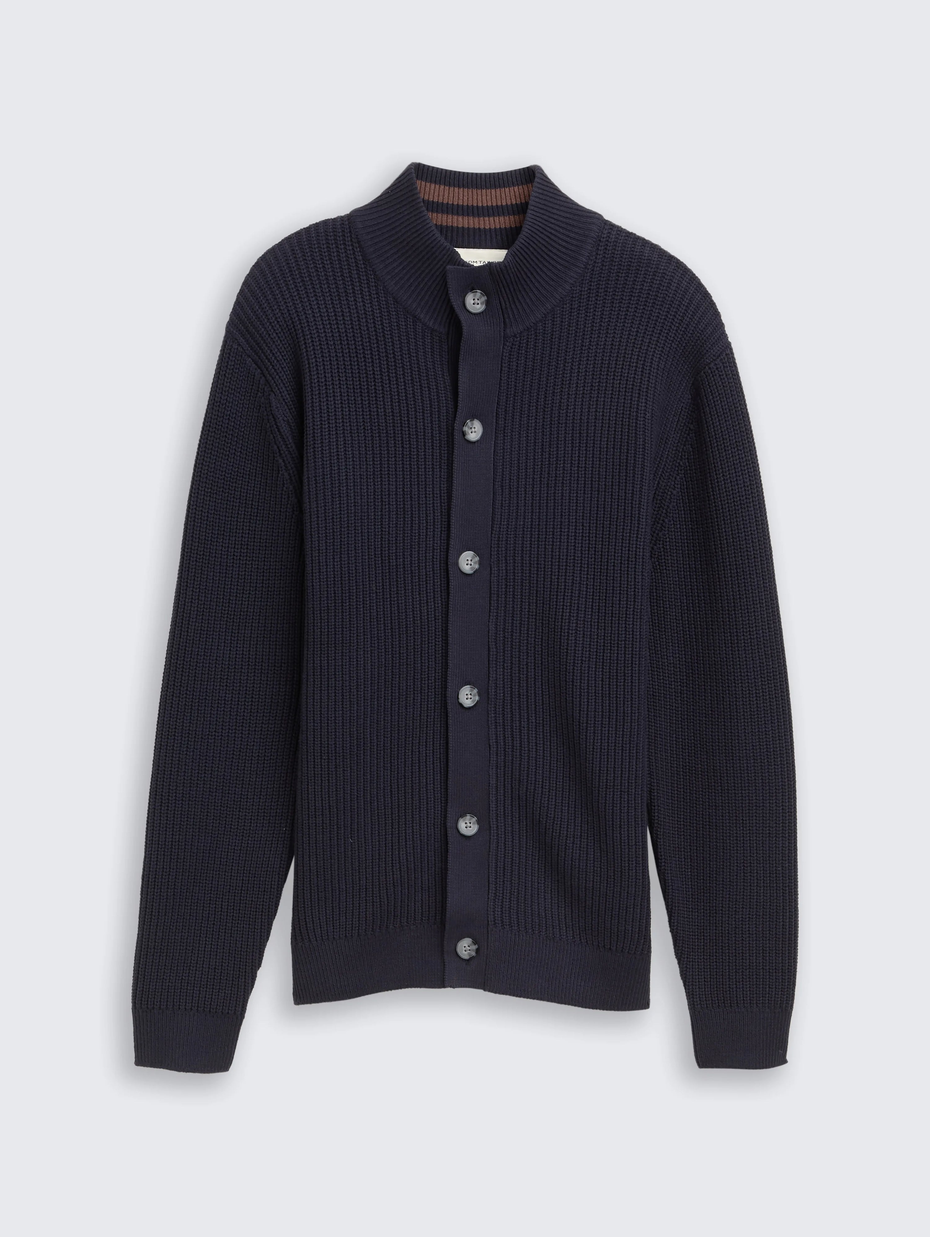 Tom Tailor_Beige_Cardigan with Button Placket_1048729_10668_04