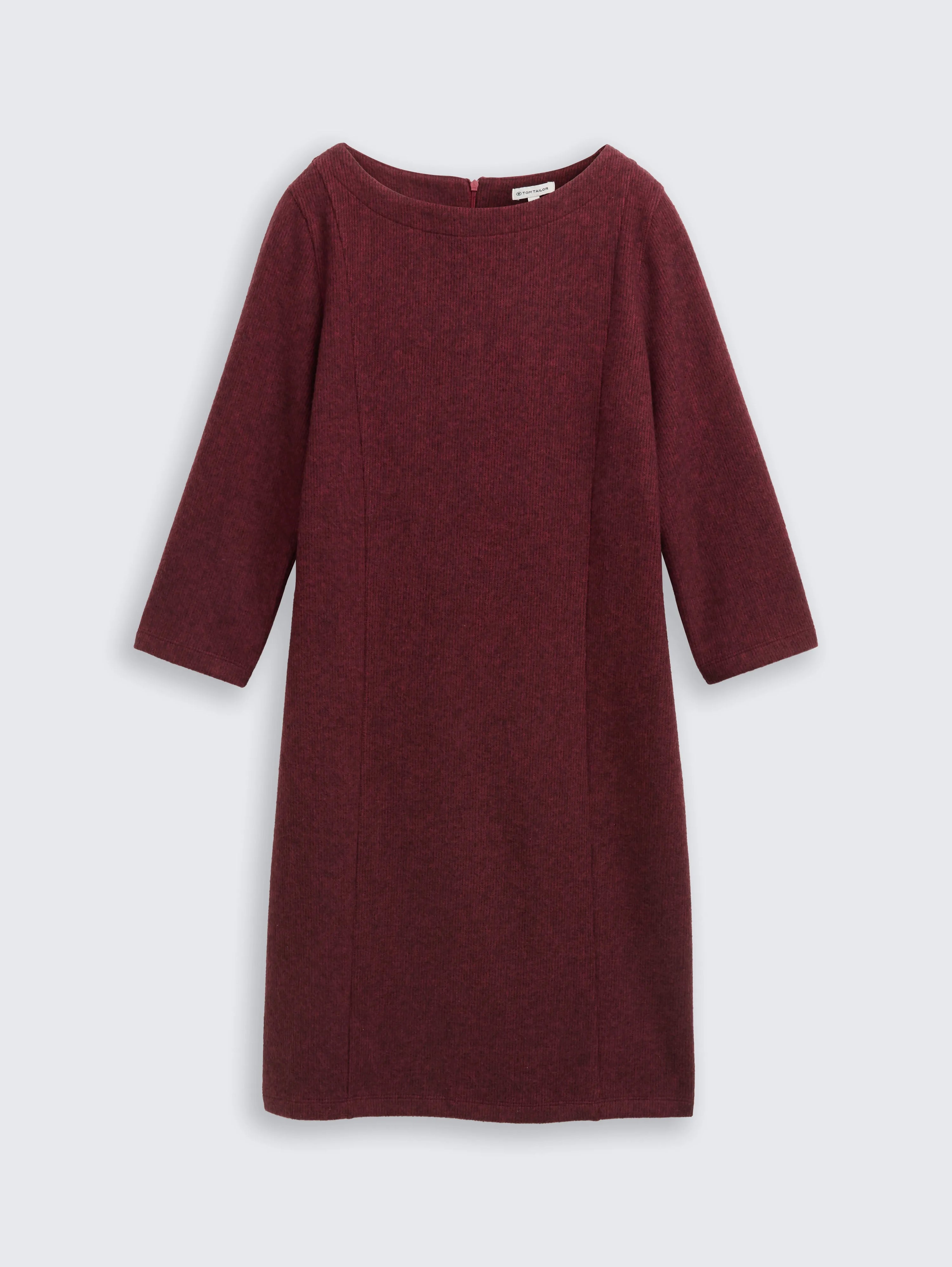 Tom Tailor_White_Cosy Dress with 3/4 Sleeves_1048782_39063_04