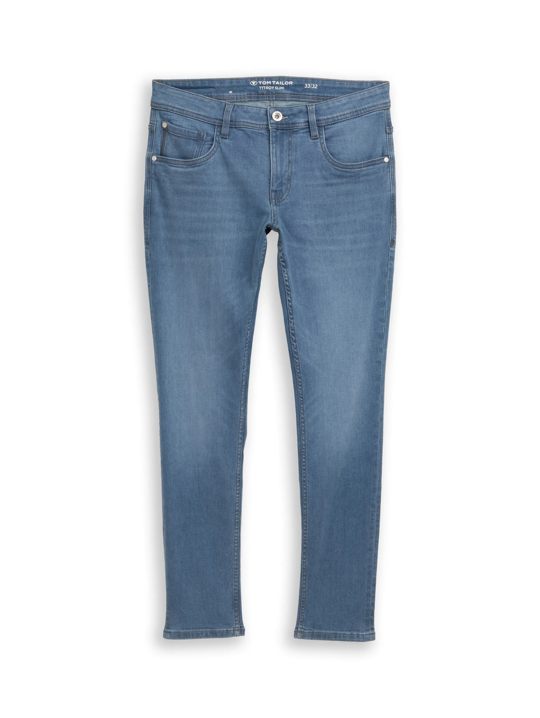 Tom Tailor Blue Grey Denim Men Tttroy Slim Jeans SKU: 1048840_10160 Image 06
