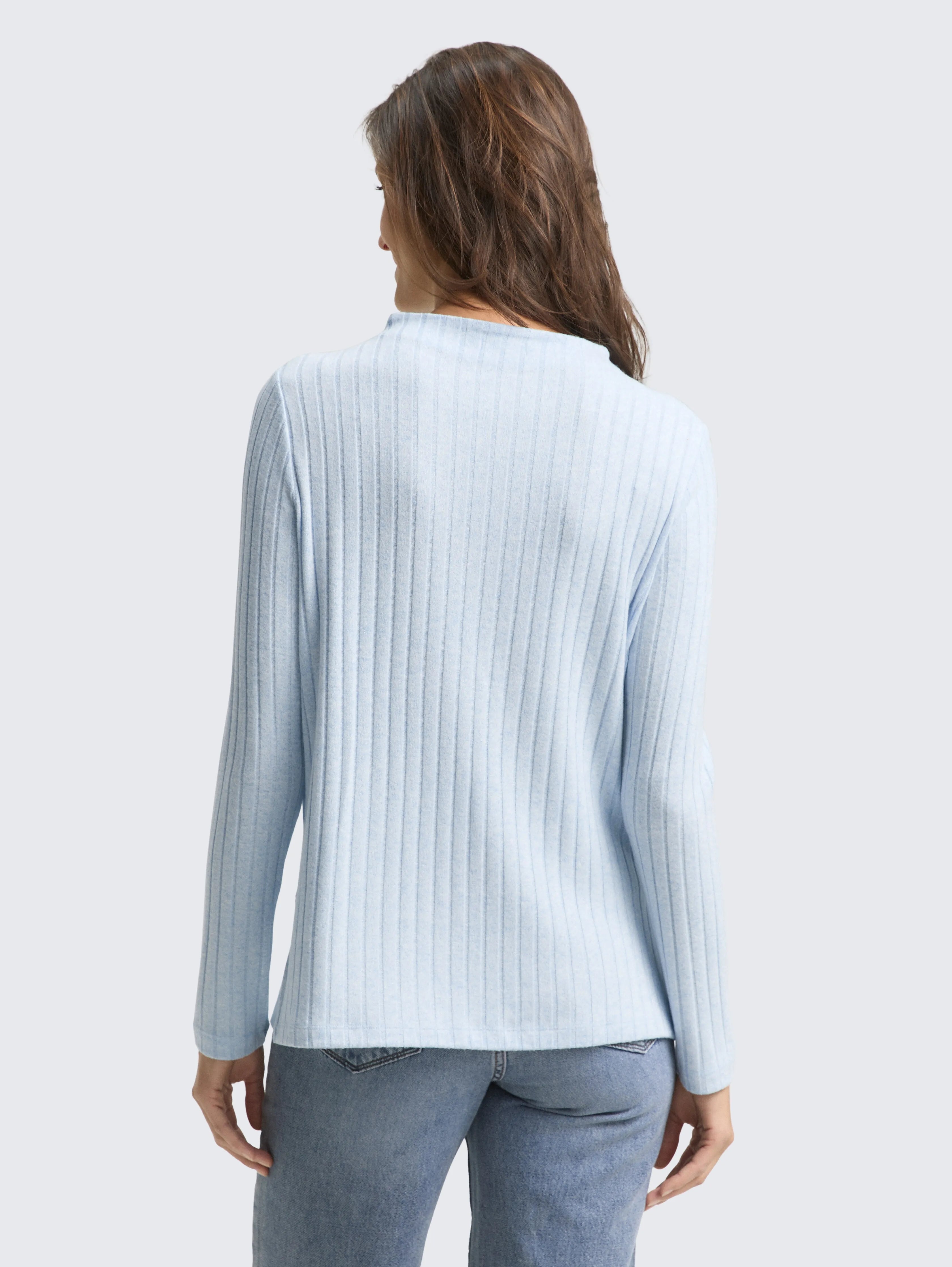 Tom Tailor_0_Cosy Long-Sleeved Shirt with Stand-Up Collar_1048934_34910_03