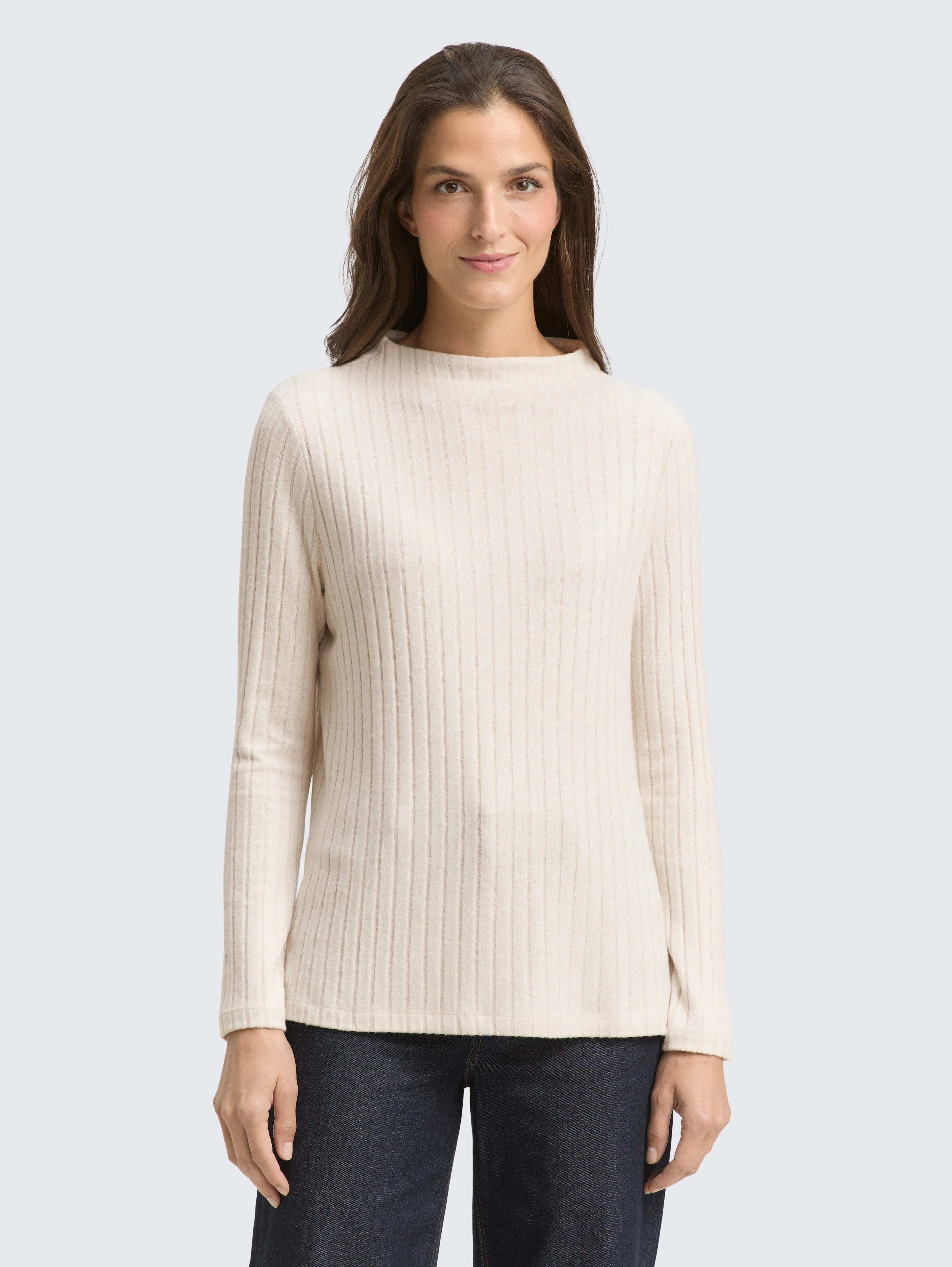 Tom Tailor_0_Cosy Long-Sleeved Shirt with Stand-Up Collar_1048934_36844_02