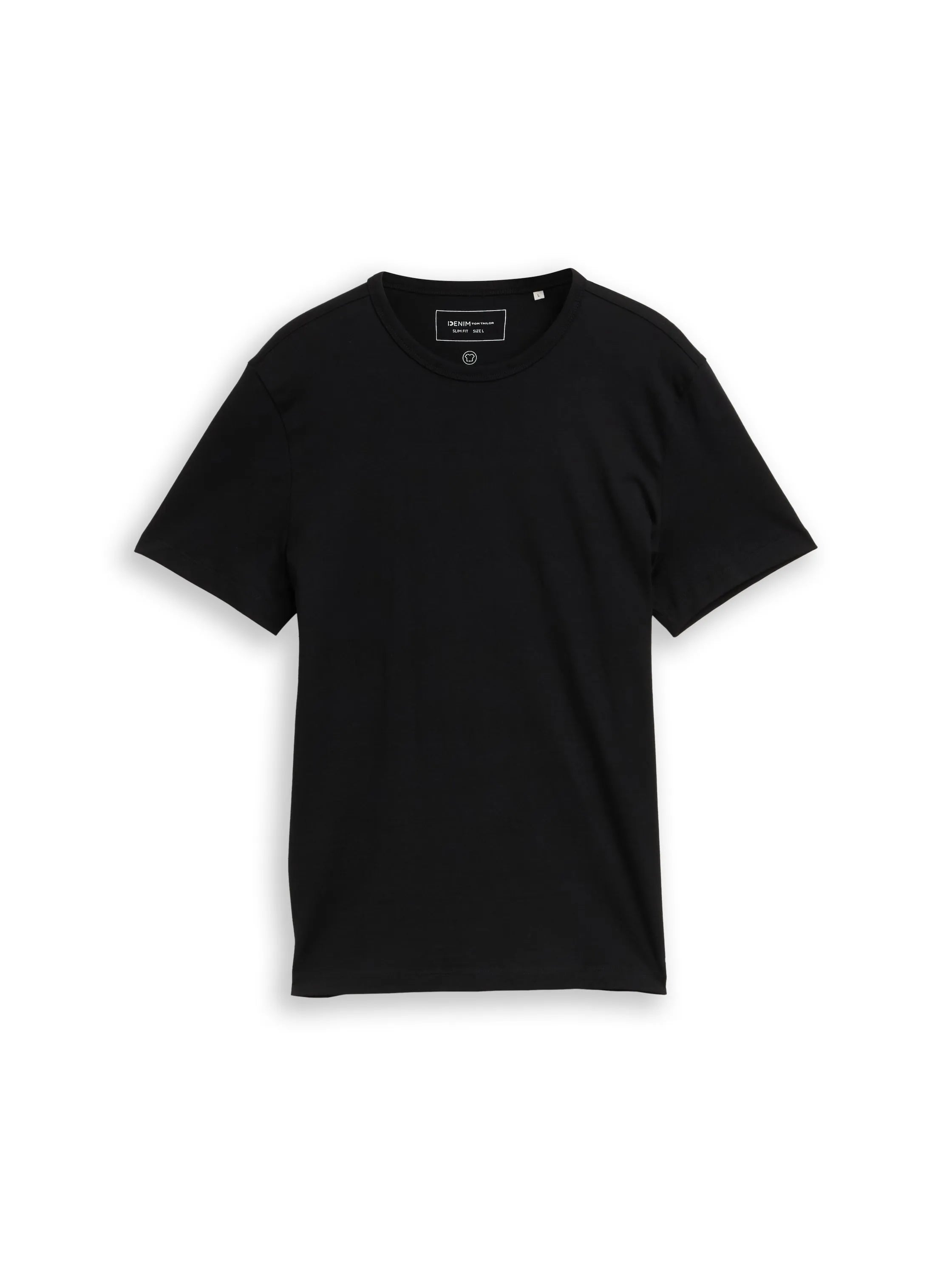 Denim Tom Tailor Black Men Slim Fit Cotton T-Shirt SKU: 1048995_29999 Image 06
