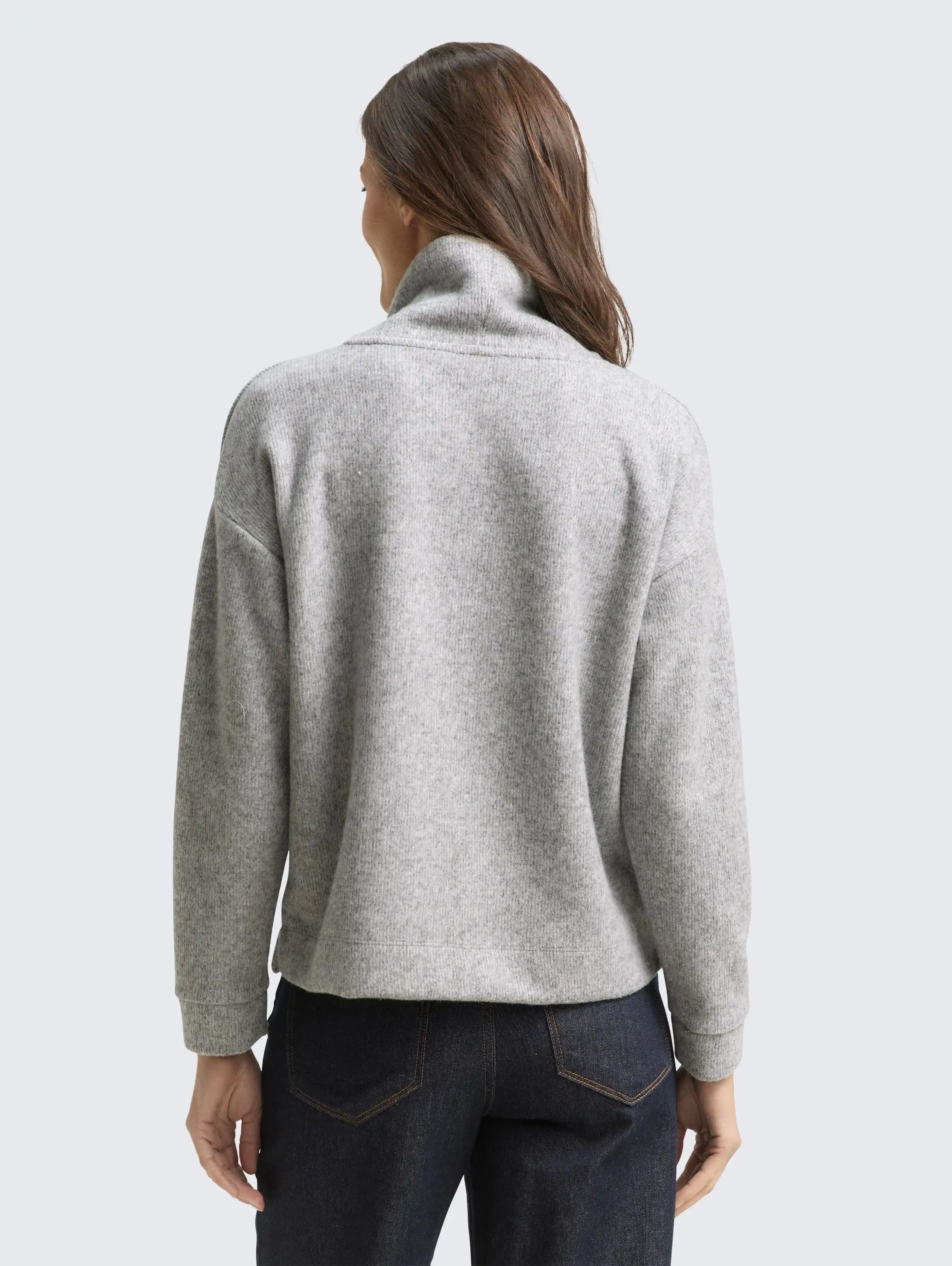 Tom Tailor_0_Loose Fit Sweatshirt with Roll Neck_1049012_21373_03