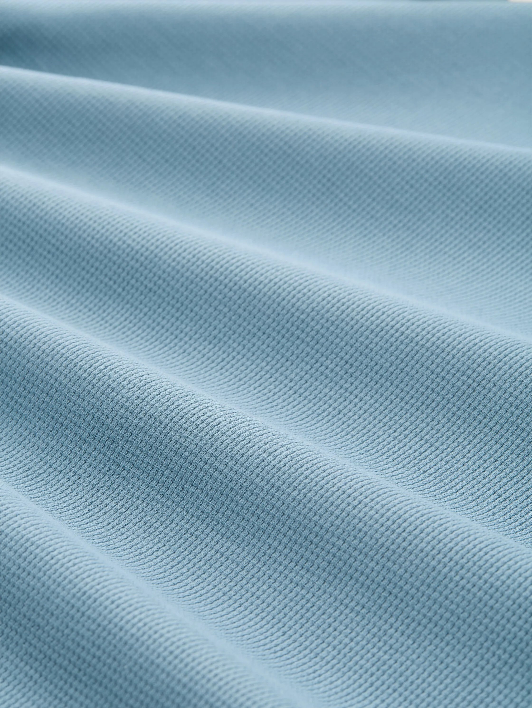 Denim Tom Tailor Citadel Blue Men T-Shirt with Waffle Texture SKU: 1049041_30118 Image 05