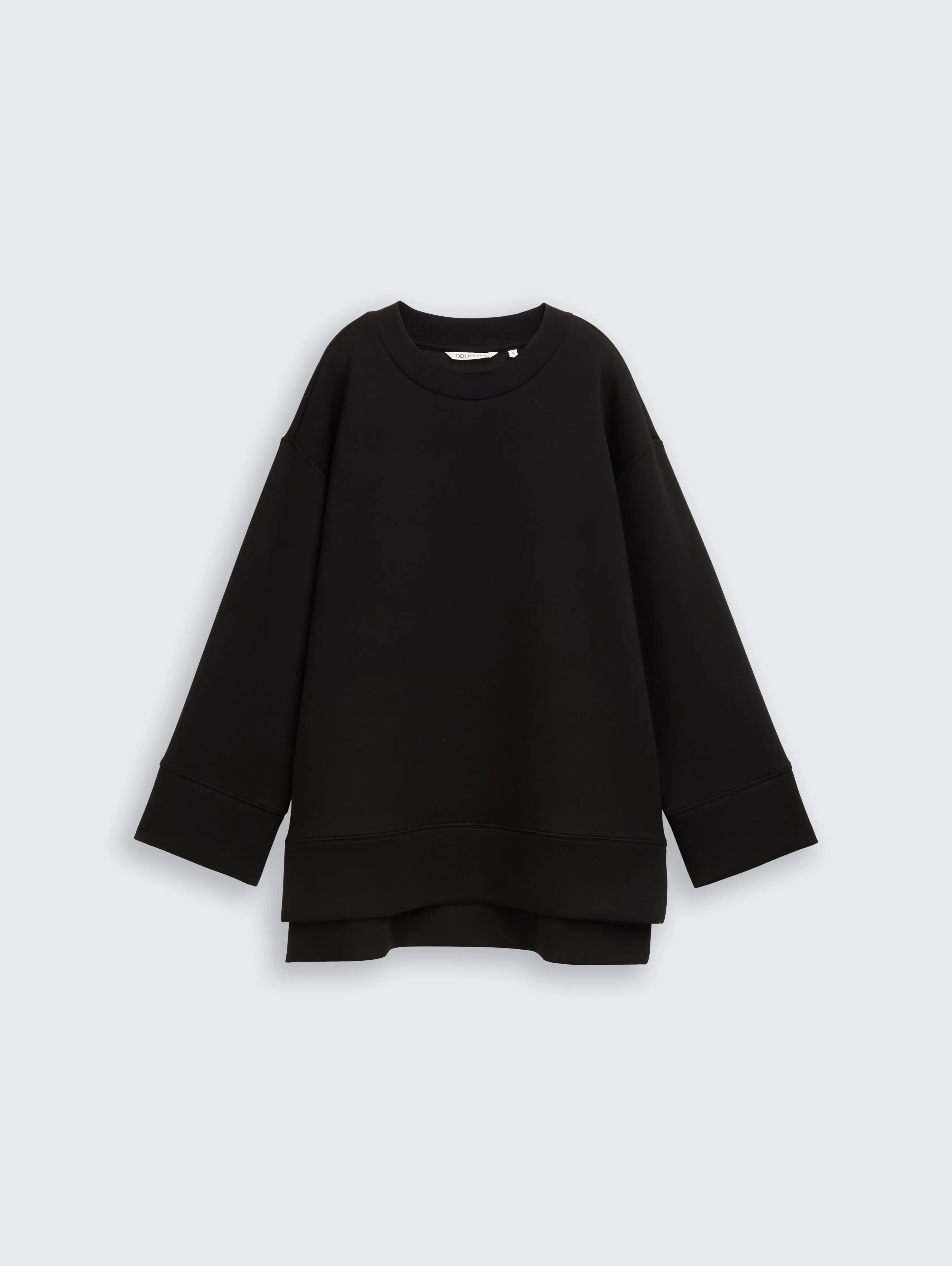 Tom Tailor_Gray_Oversized Scuba Sweatshirt_1049046_14482_04