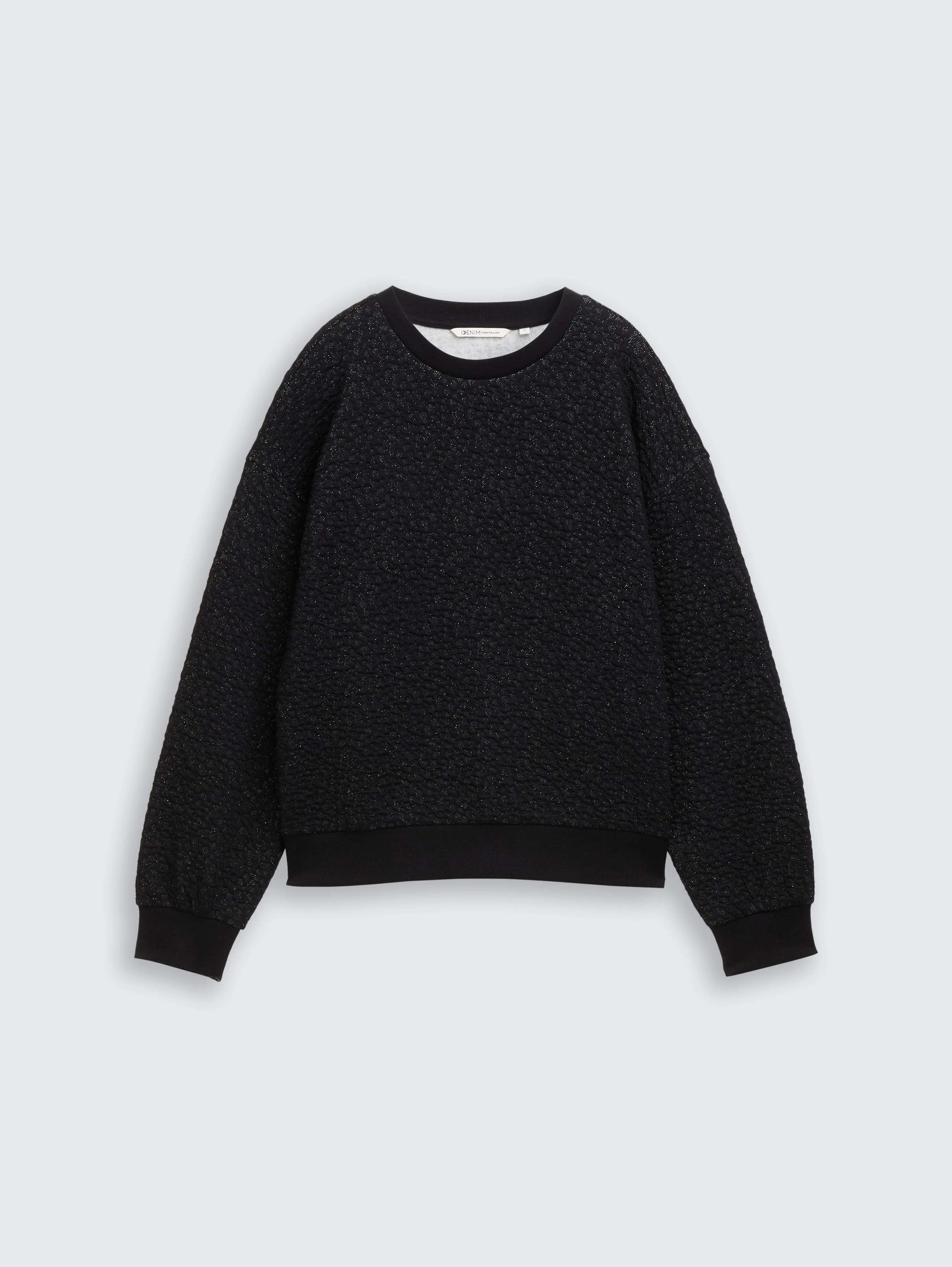 Tom Tailor_0_Sweatshirt with Glitter Effect_1049055_34029_04
