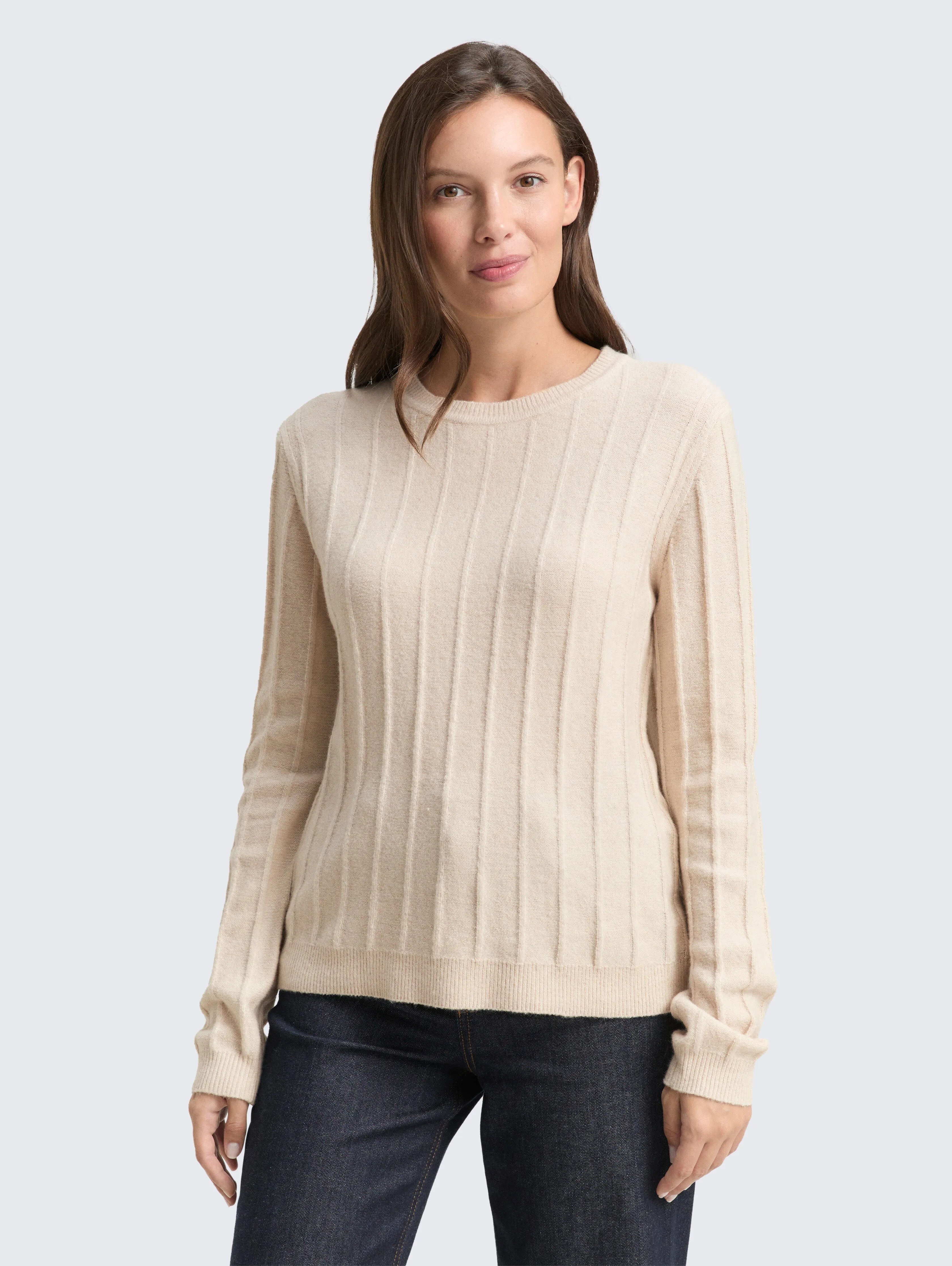 Tom Tailor_Gray_Rib Knit Jumper with Wool Content_1049129_36844_02