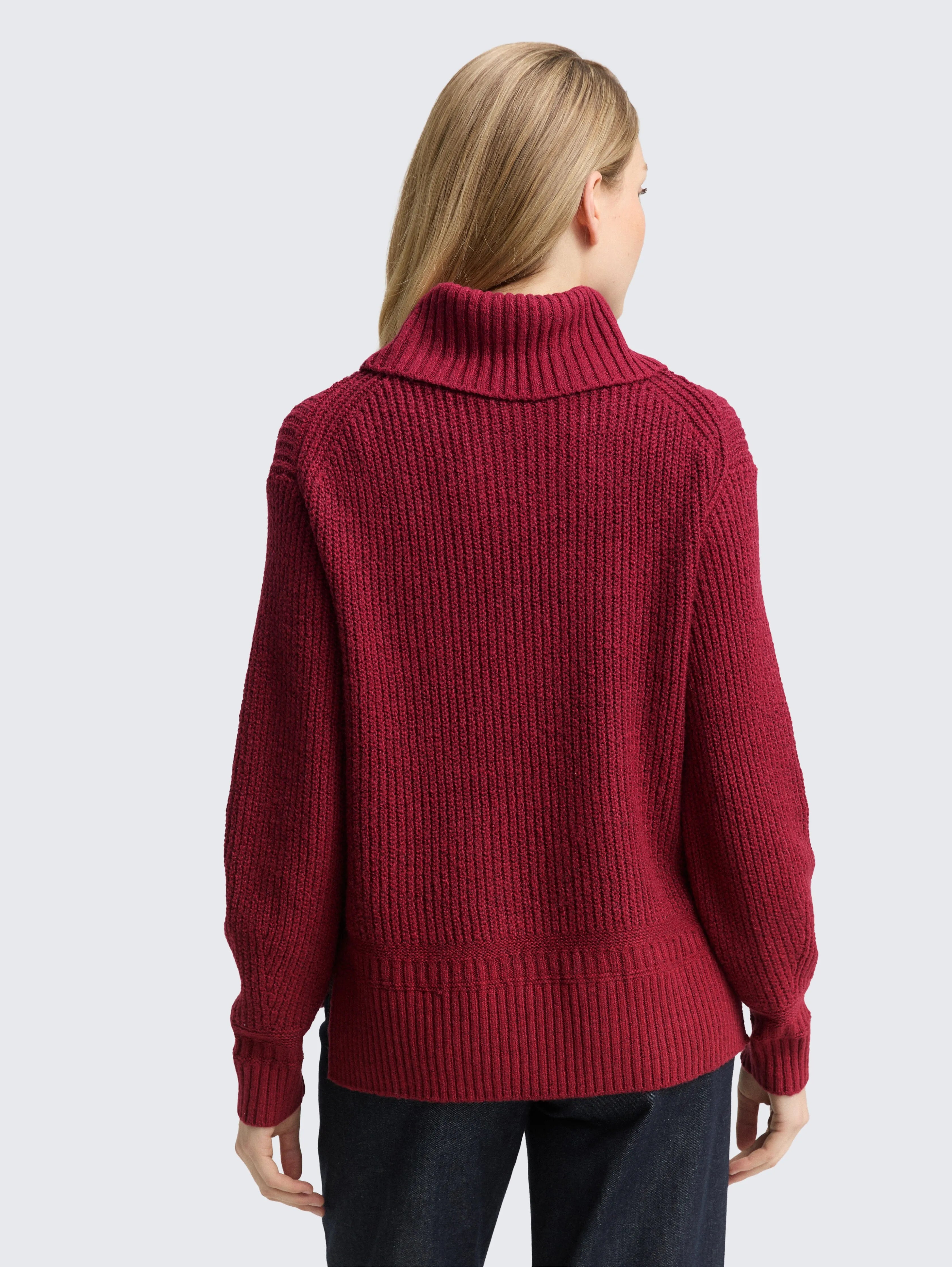 Tom Tailor_Gray_Loose Fit Turtleneck Jumper_1049137_39063_03