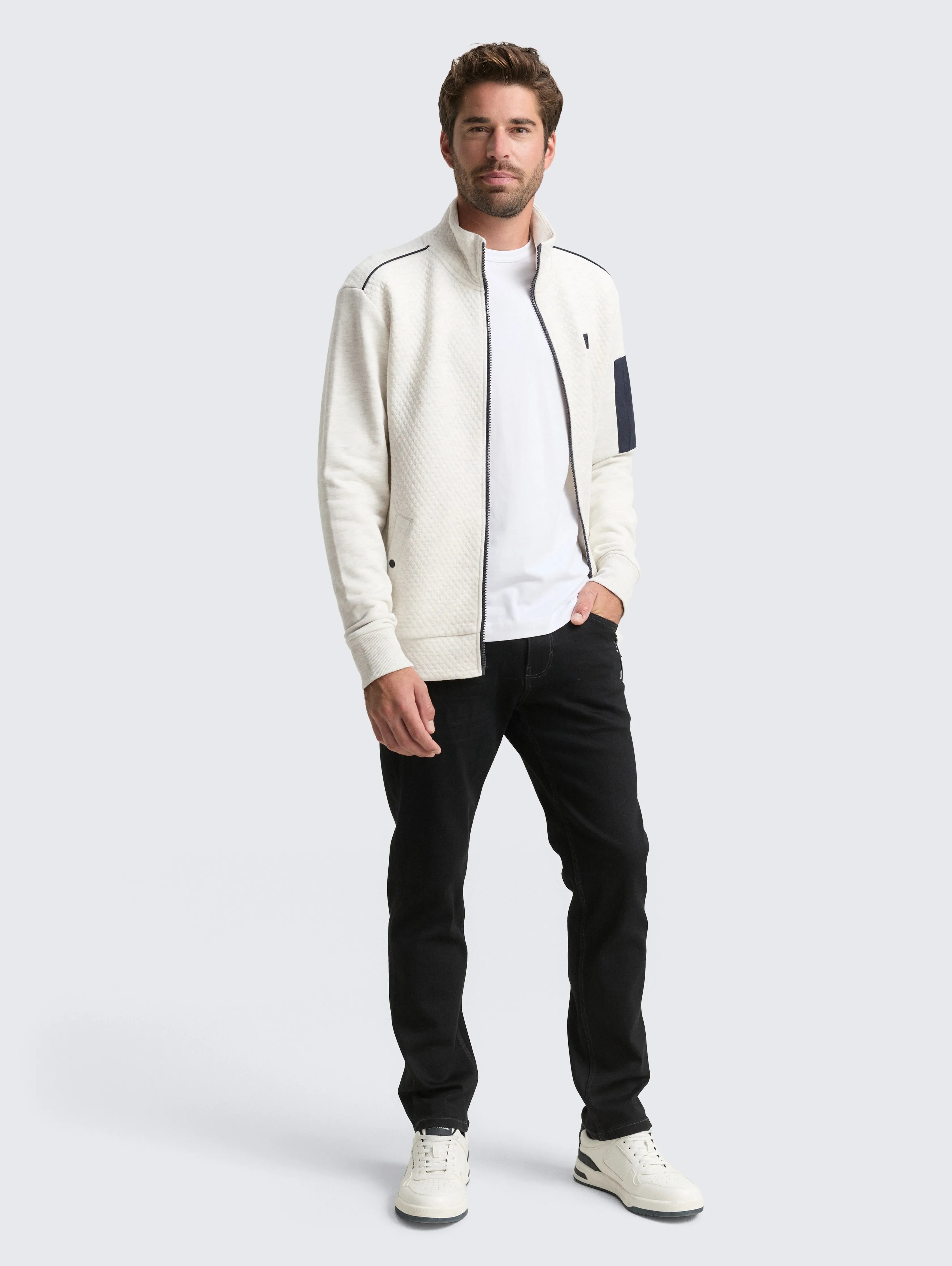 Tom Tailor_0_Sweat Jacket with Sleeve Pocket_1049263_38677_01