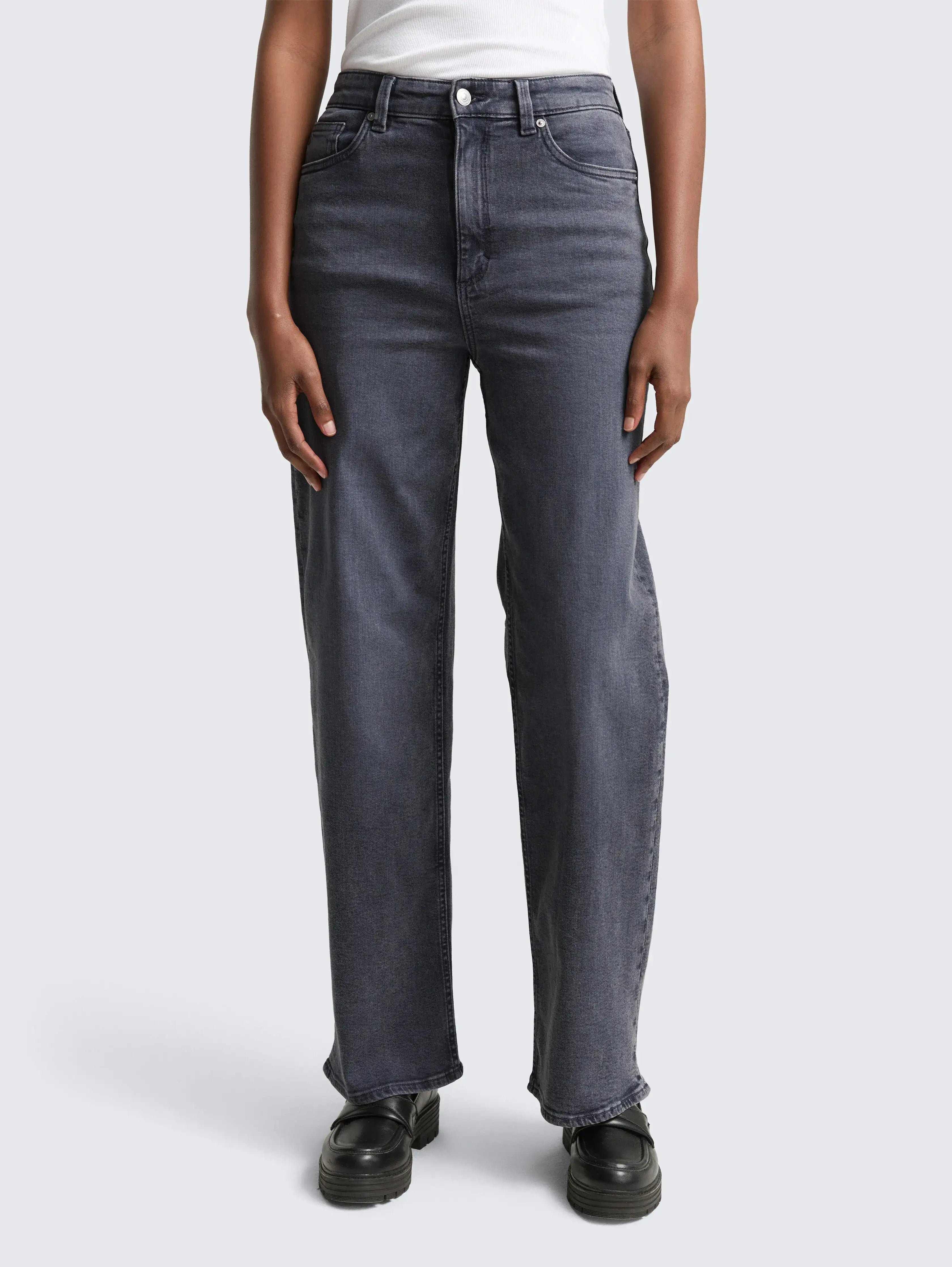 Ttlinou Wide High Waist Jeans