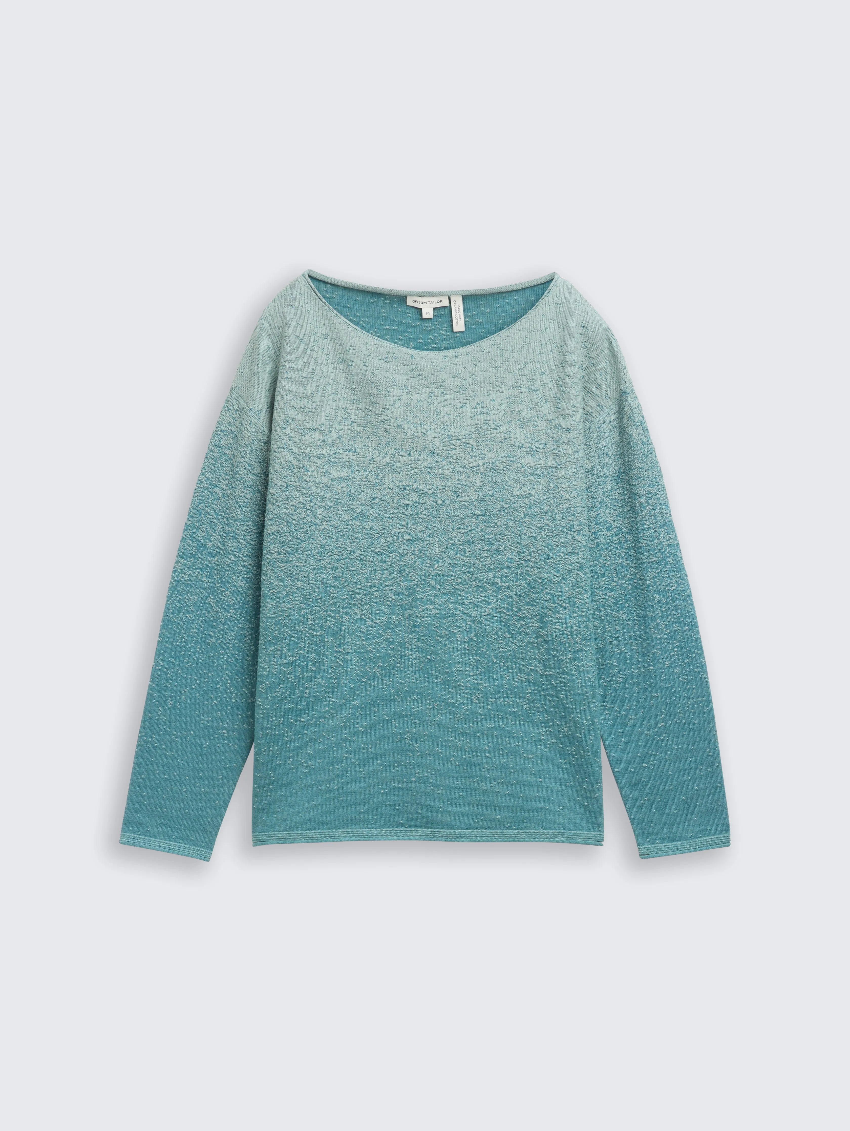 Tom Tailor_Gray_Loose Fit Knitted Jumper with Colour Gradient_1049487_39411_04