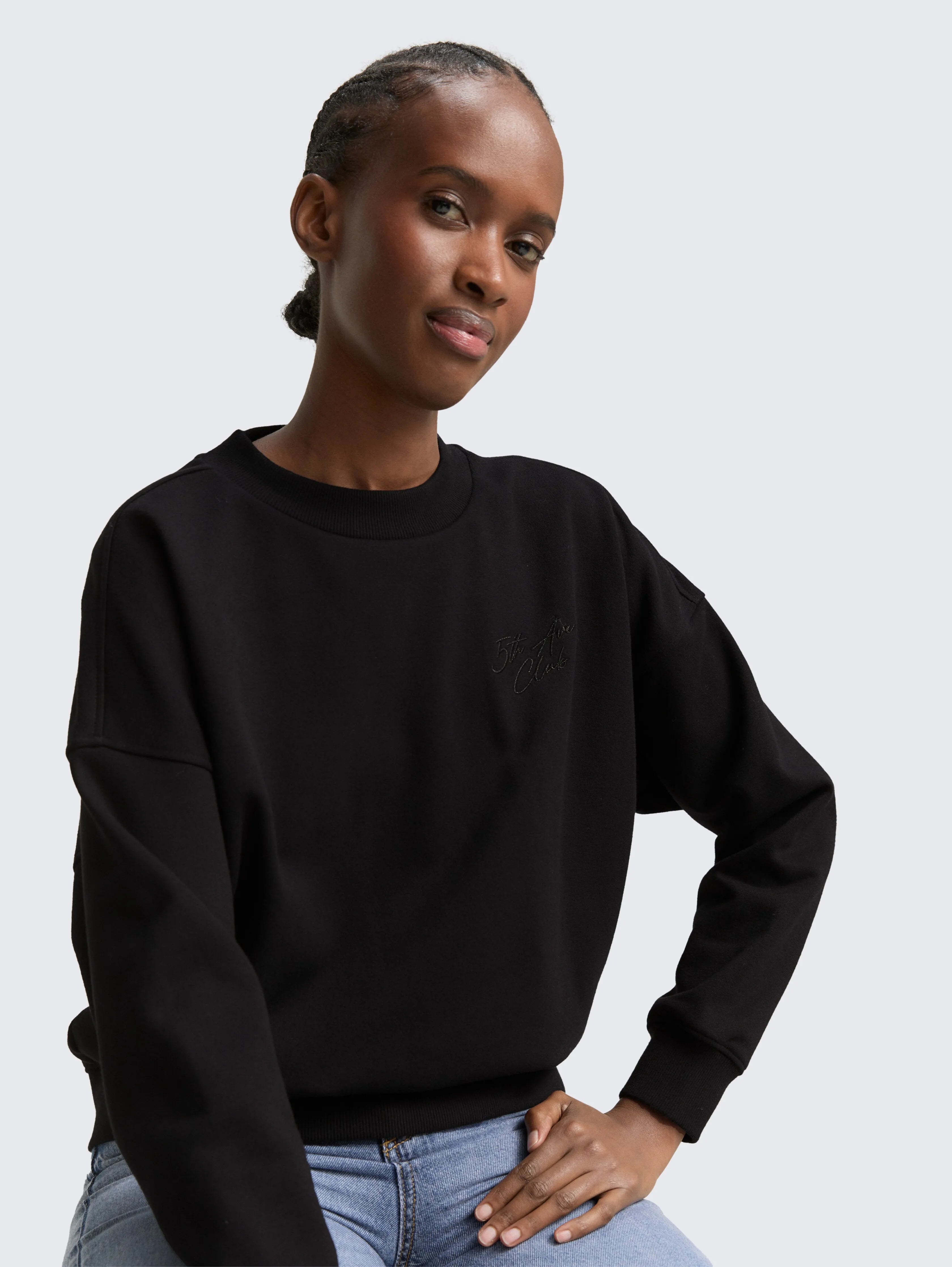 Tom Tailor_0_Sweatshirt with Glitter Embroidery_1049495_14482_05