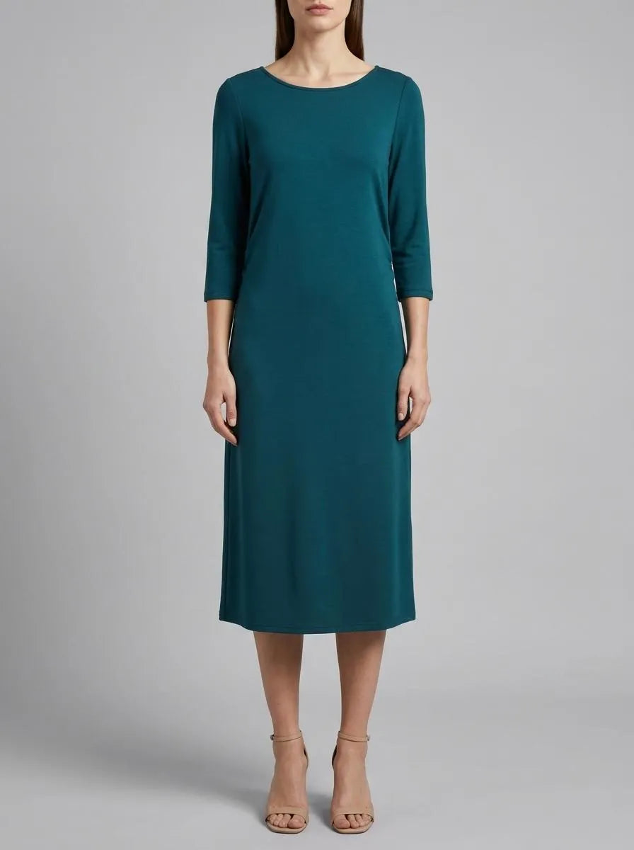 Tom Tailor Deep Meadow Green Women Dress with Ruffles SKU: 1049851_12818 Image 00