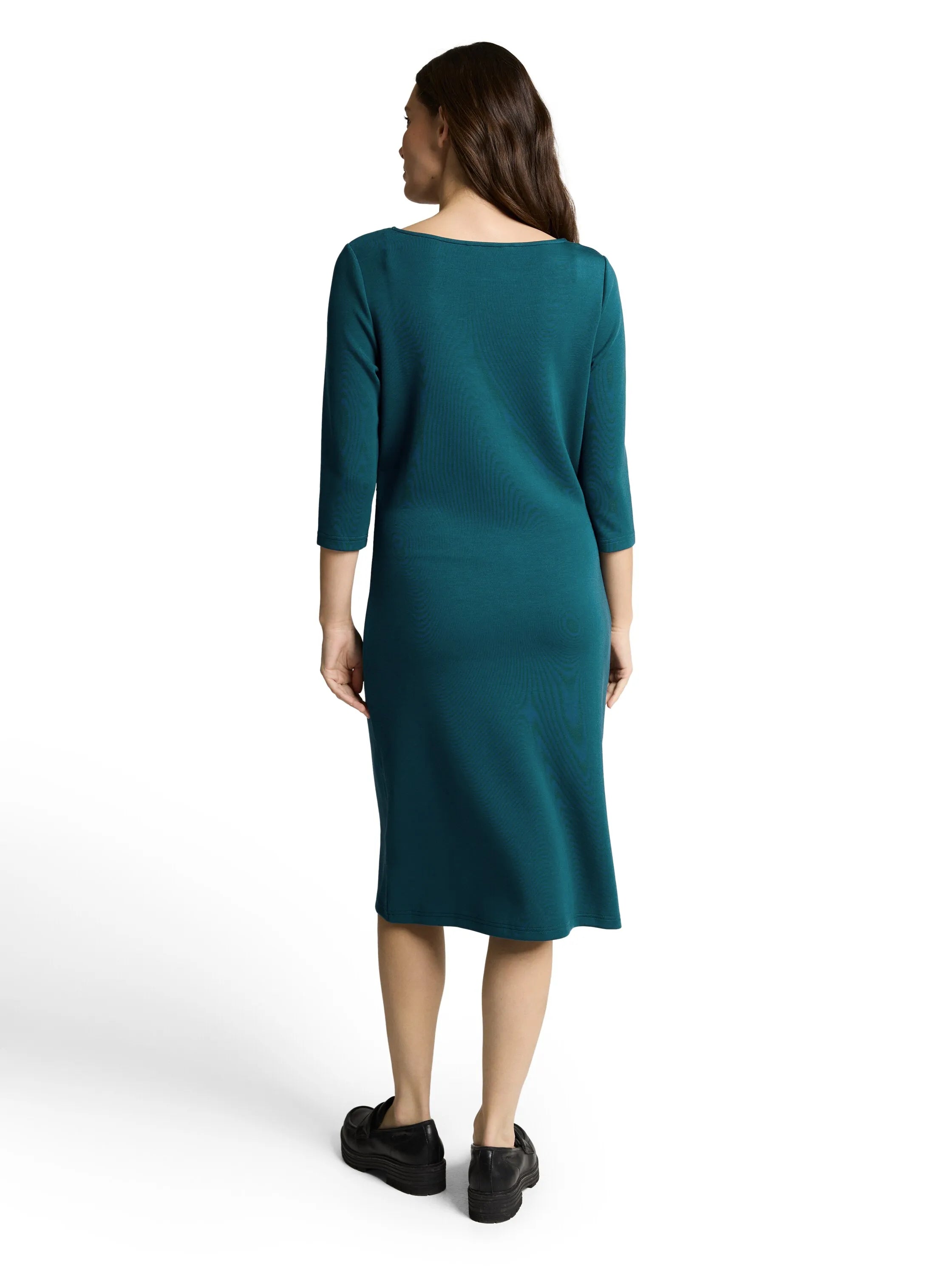 Tom Tailor Deep Meadow Green Women Dress with Ruffles SKU: 1049851_12818 Image 02