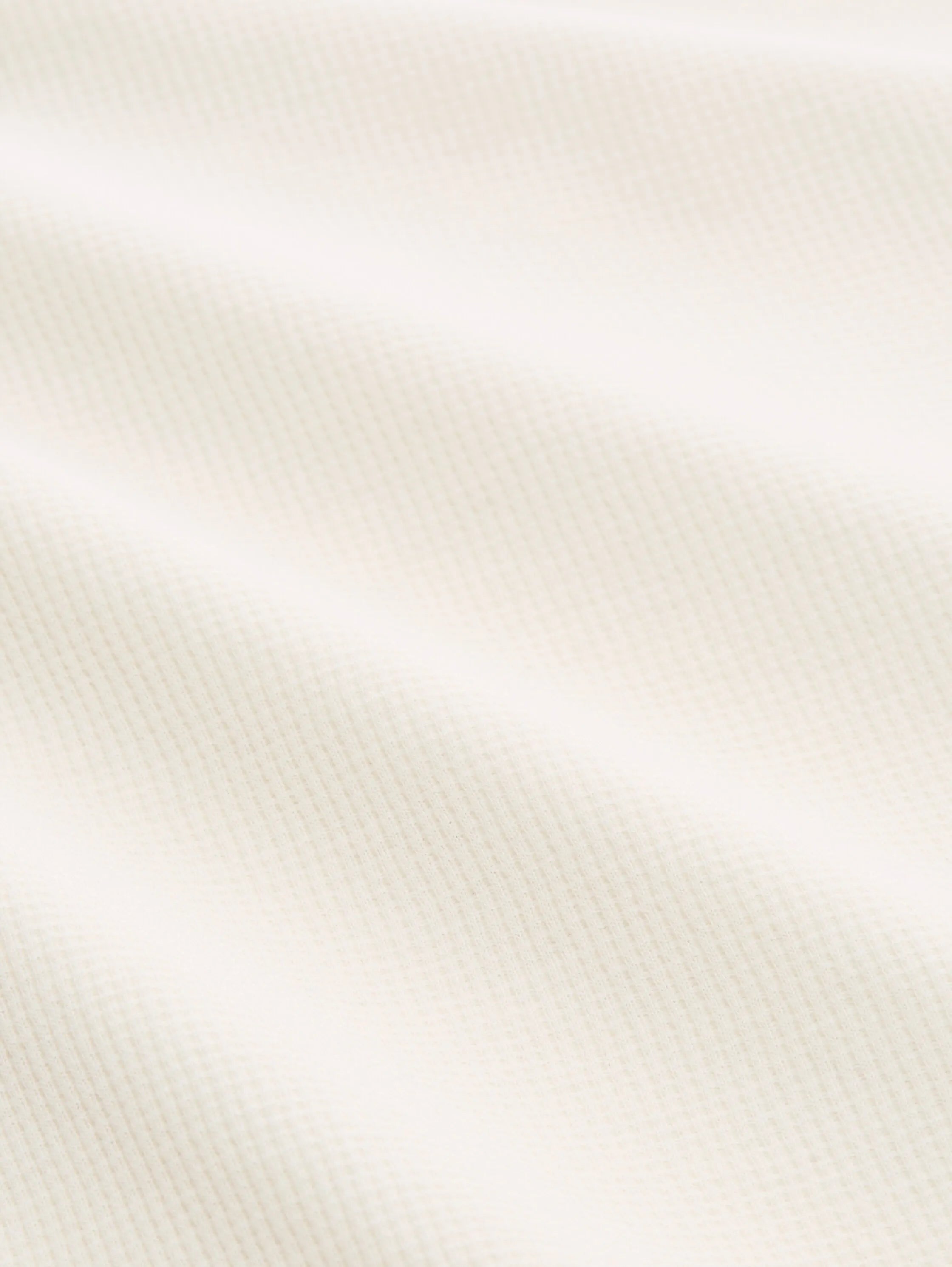 Tom Tailor Gardenia White Men T-Shirt with Waffle Texture SKU: 1050142_10348 Image 05