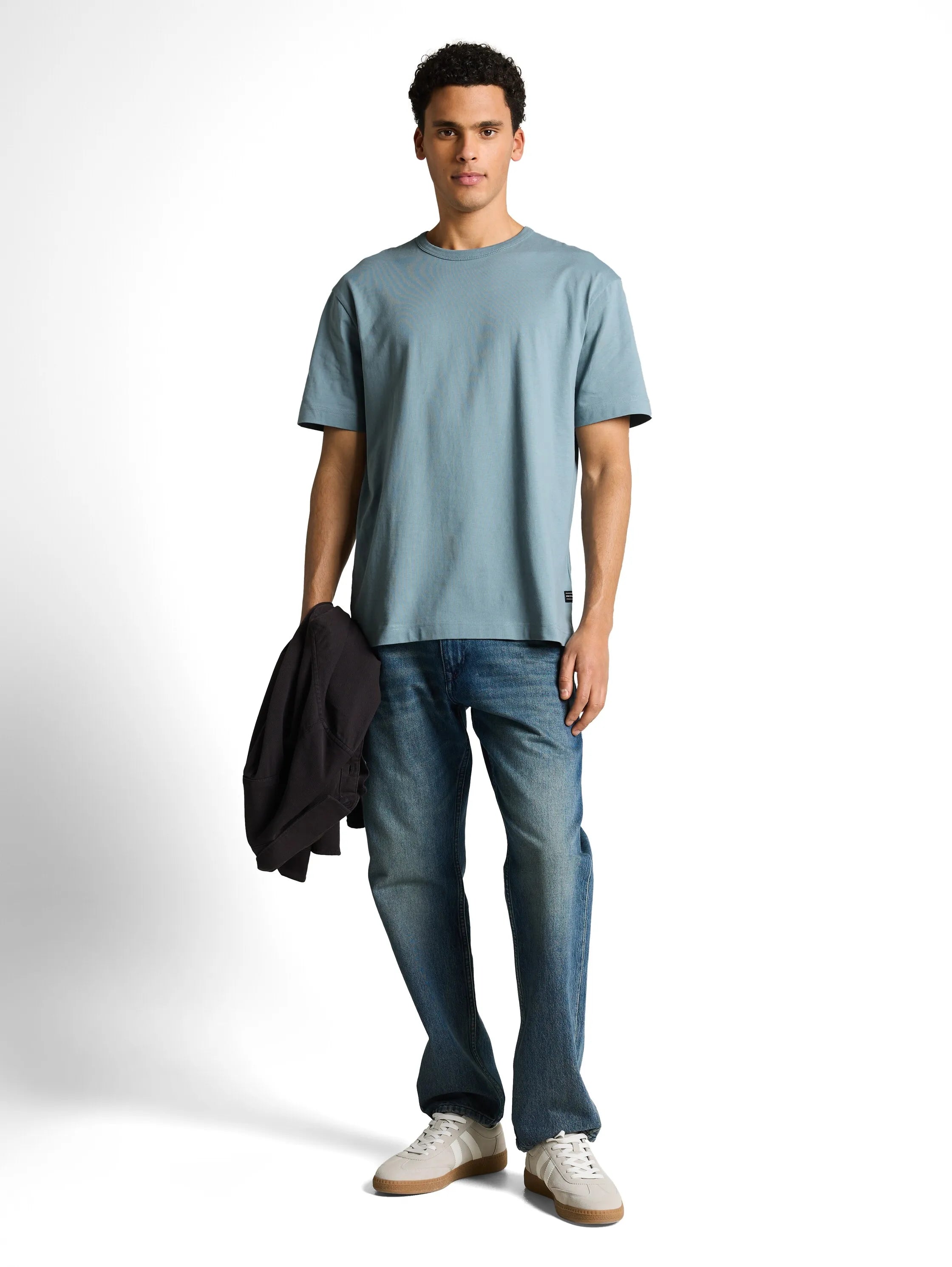 Denim Tom Tailor Citadel Blue Men Relaxed Fit Cotton T-Shirt SKU: 1050260_30118 Image 01