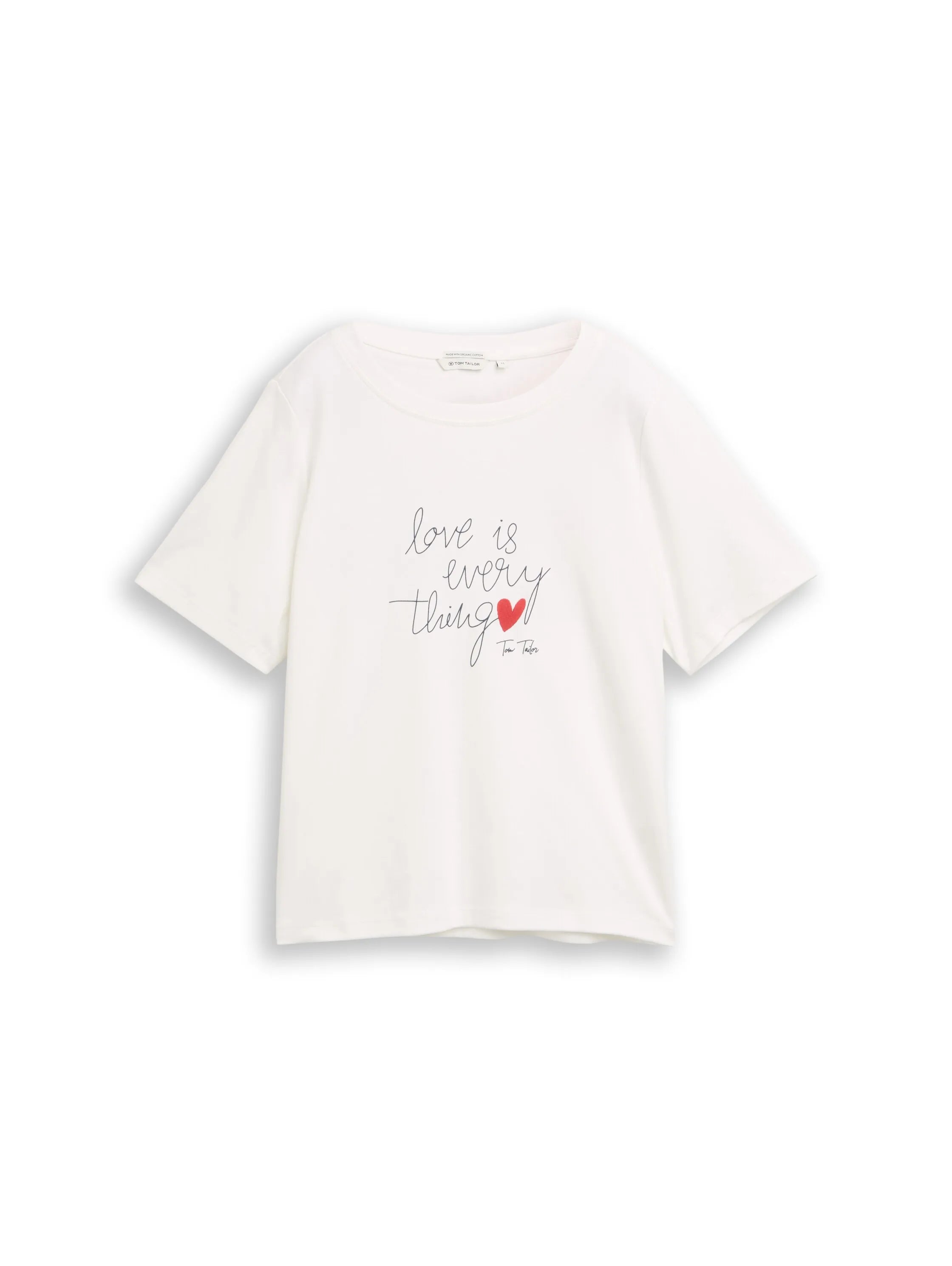Tom Tailor Whisper White Women Cotton T-Shirt SKU: 1050426_10315 Image 06