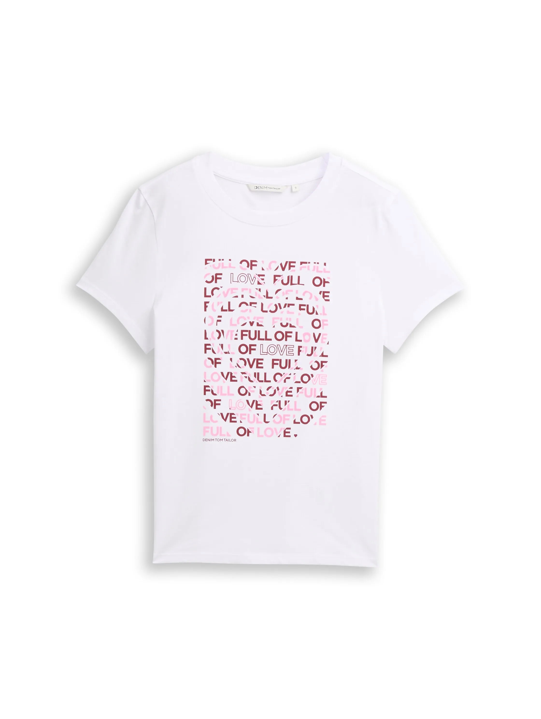 Denim Tom Tailor White Women Cotton T-Shirt SKU: 1050484_20000 Image 06