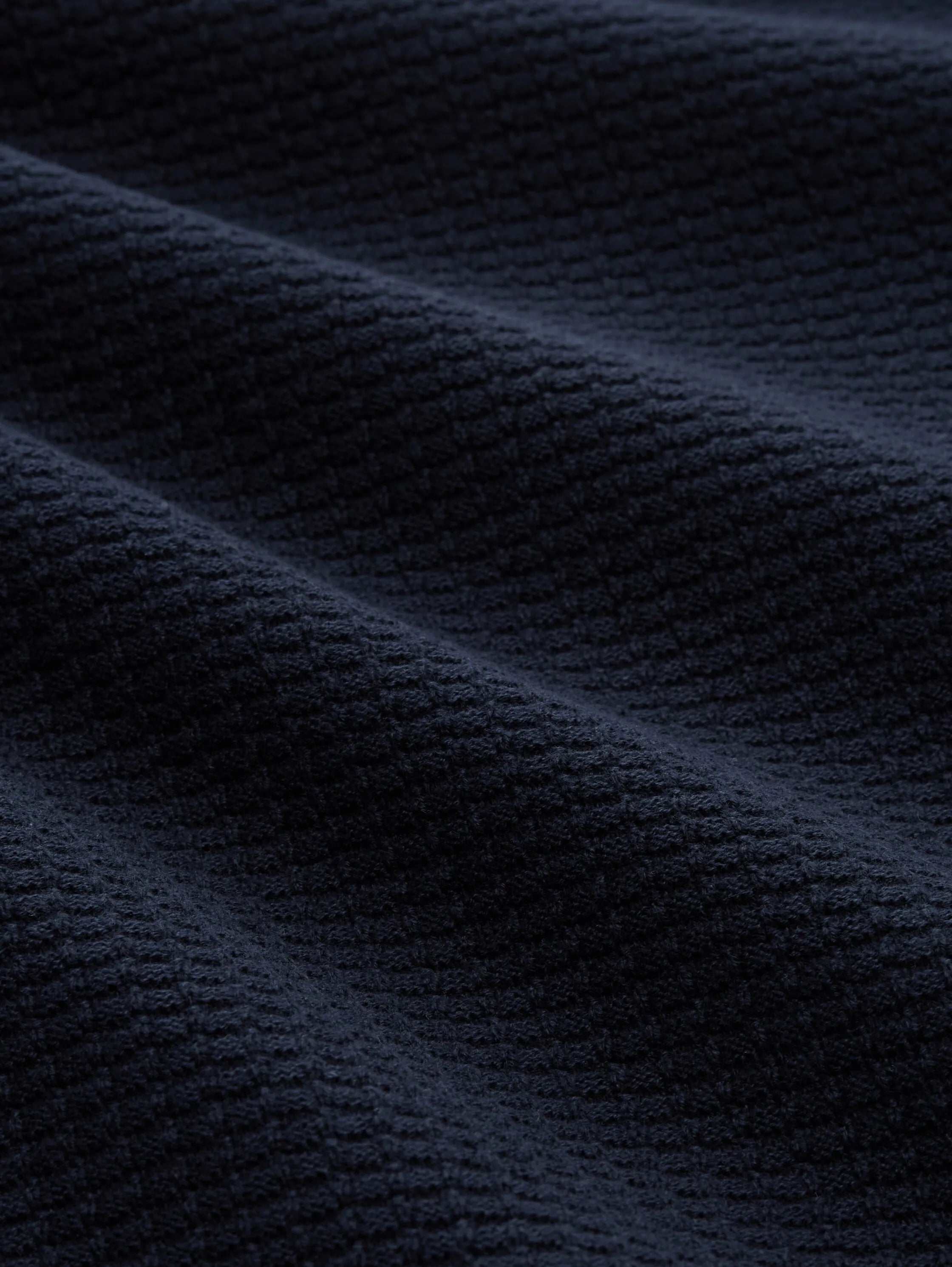 Tom Tailor Sky Captain Blue Men Knitted Jumper with Polo Collar SKU: 1050756_10668 Image 05