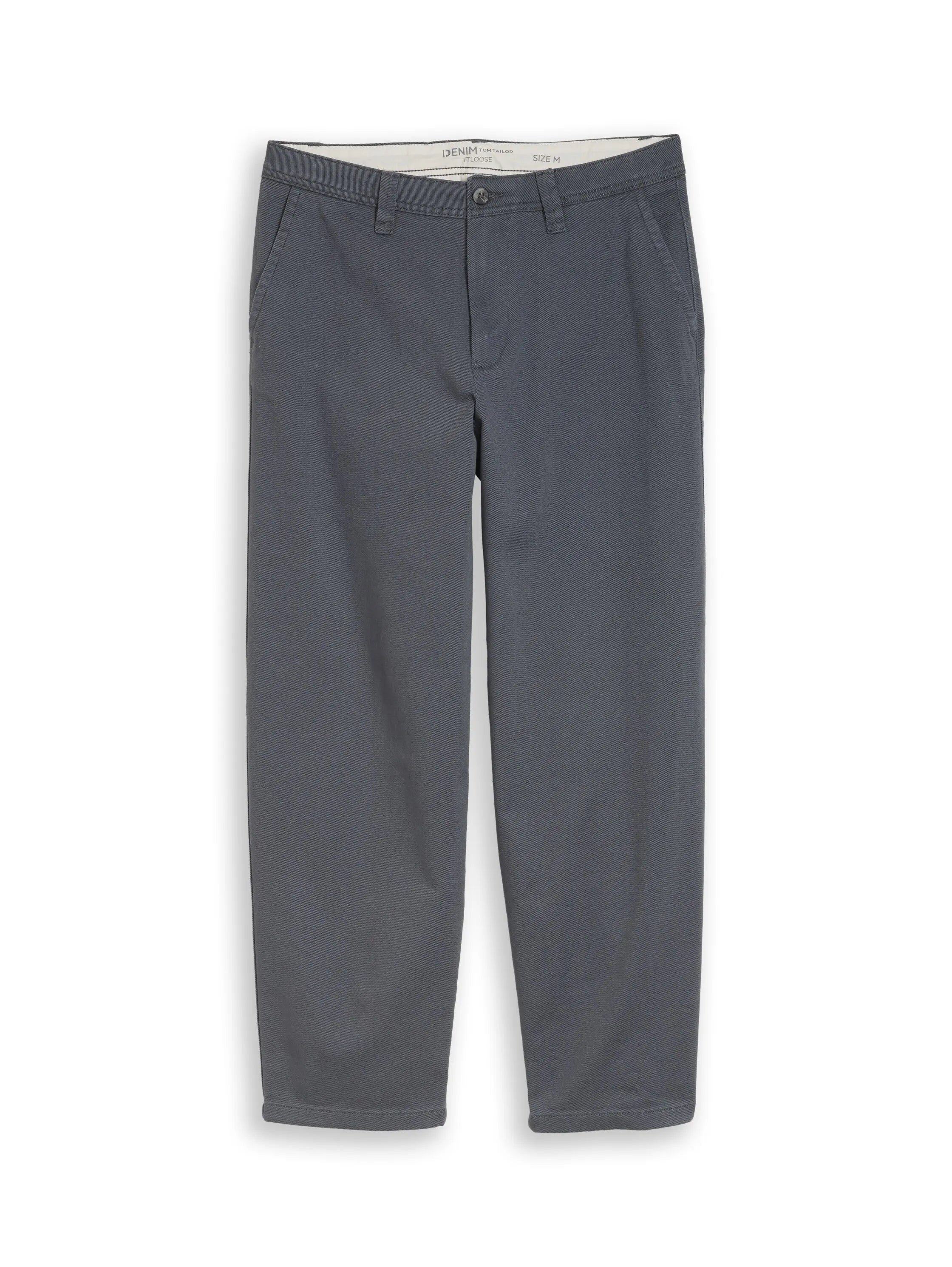 Denim Tom Tailor Urban Medium Grey Men Ttloose Cotton Chino Trousers SKU: 1051897_21756 Image 06