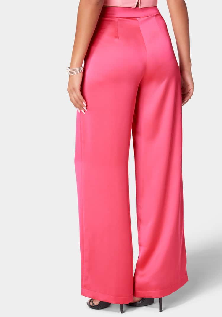 Satin Wide Leg Pant_107876_RASPBERRY SORBET_03