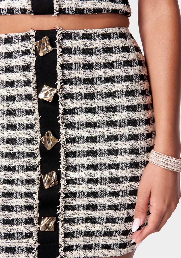 Stretch Boucle Midi Skirt_107882_WHITE ALYSSUM-BLACK_04