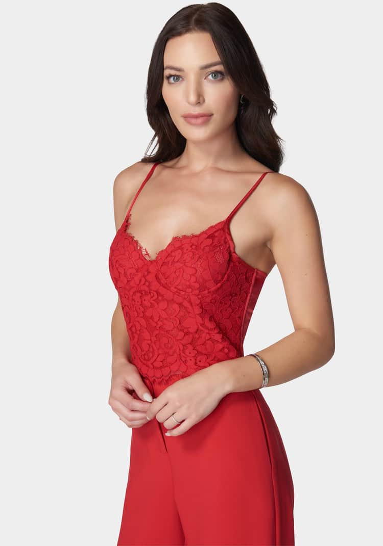 Scallop Trim Detail Lace Bustier Top_107885_SALSA_02
