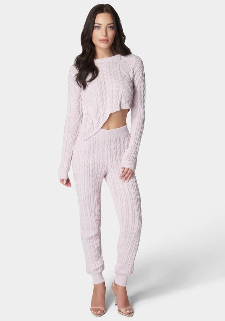 Cable Knit Jogger_107906_LAVENDER FOG_02