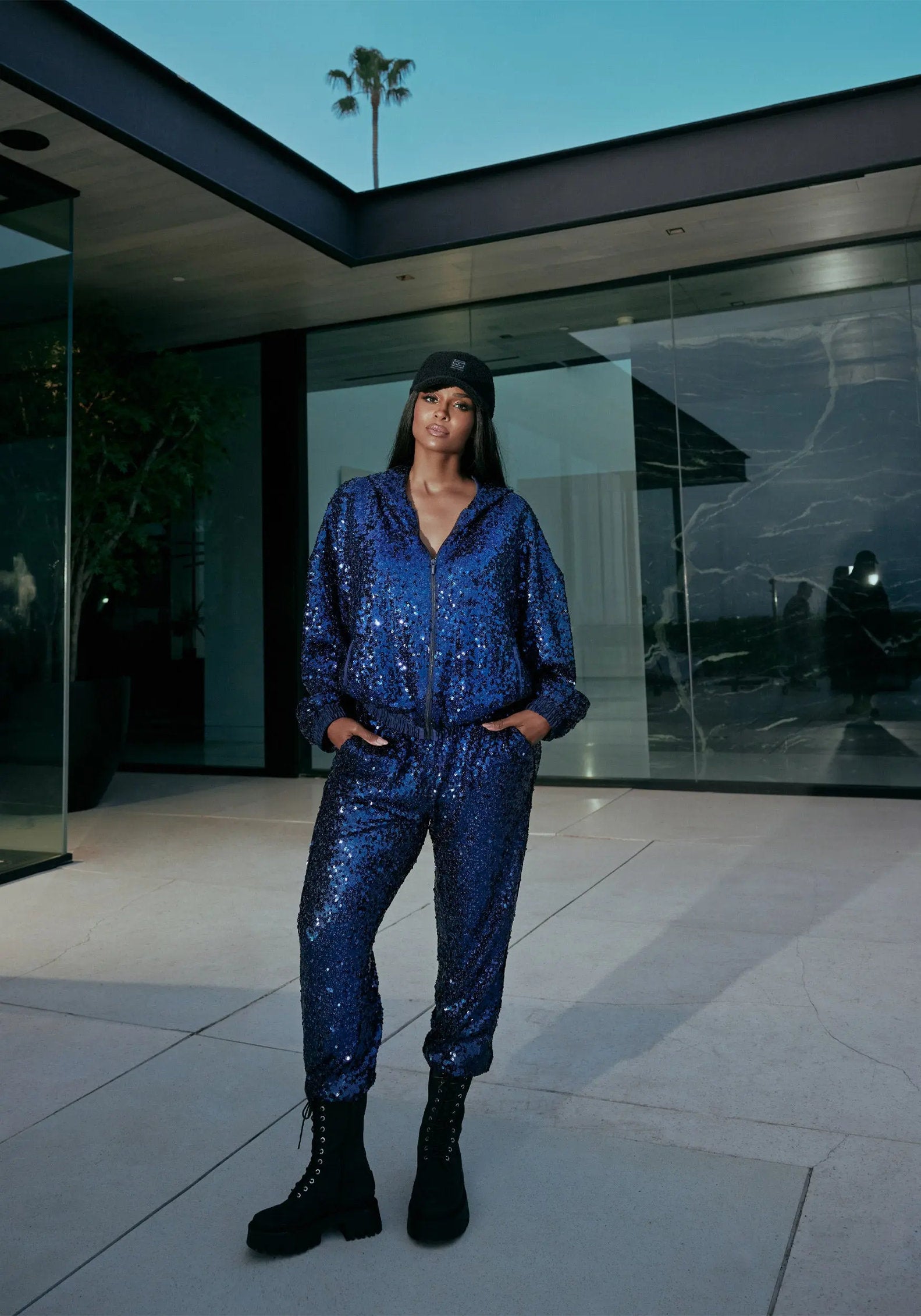 Bebe X Ciara Sequin Jogger_108458_MIDNIGHT BLUE_06