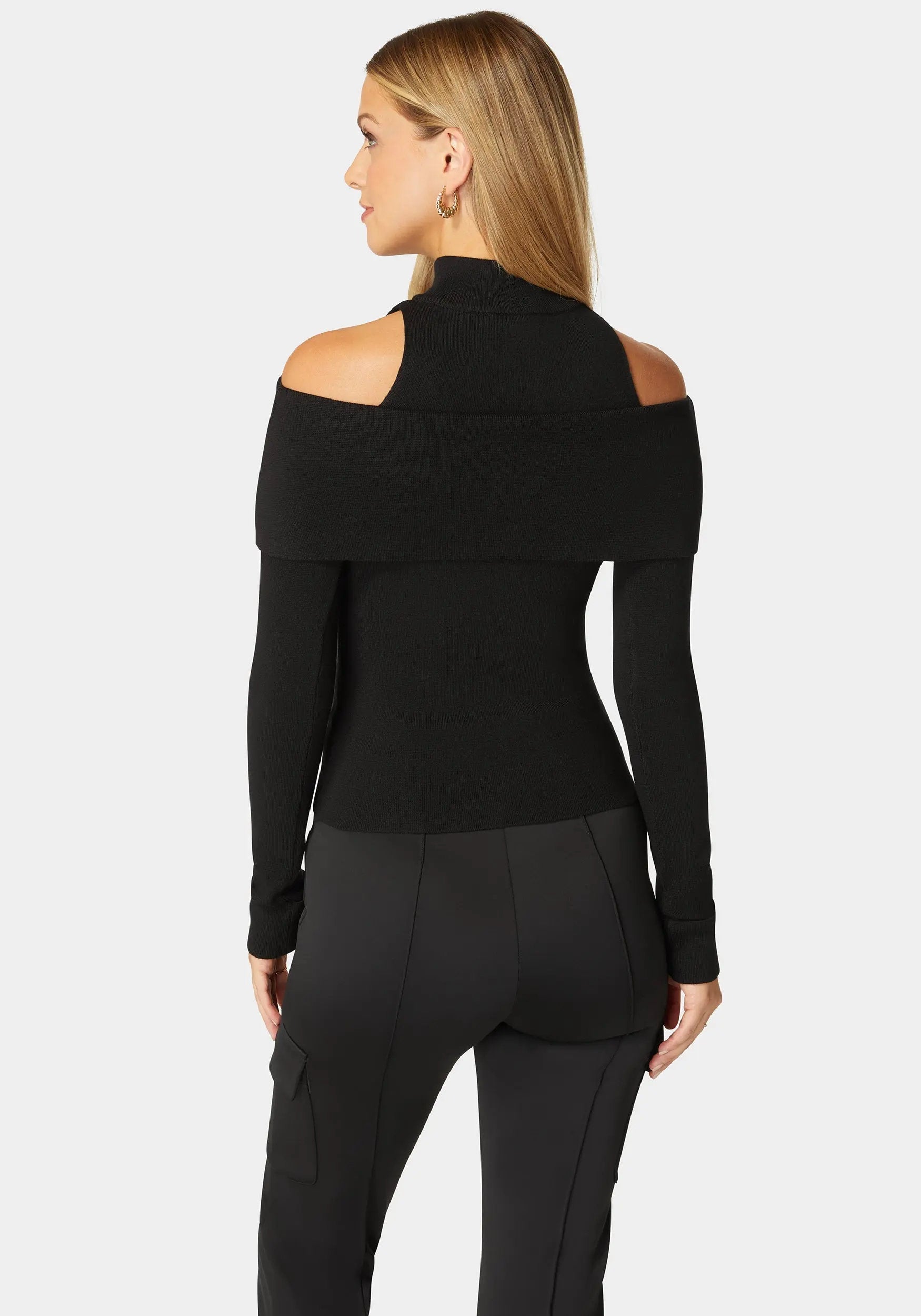 Ladies Knit Sweater_108544_BLACK_03