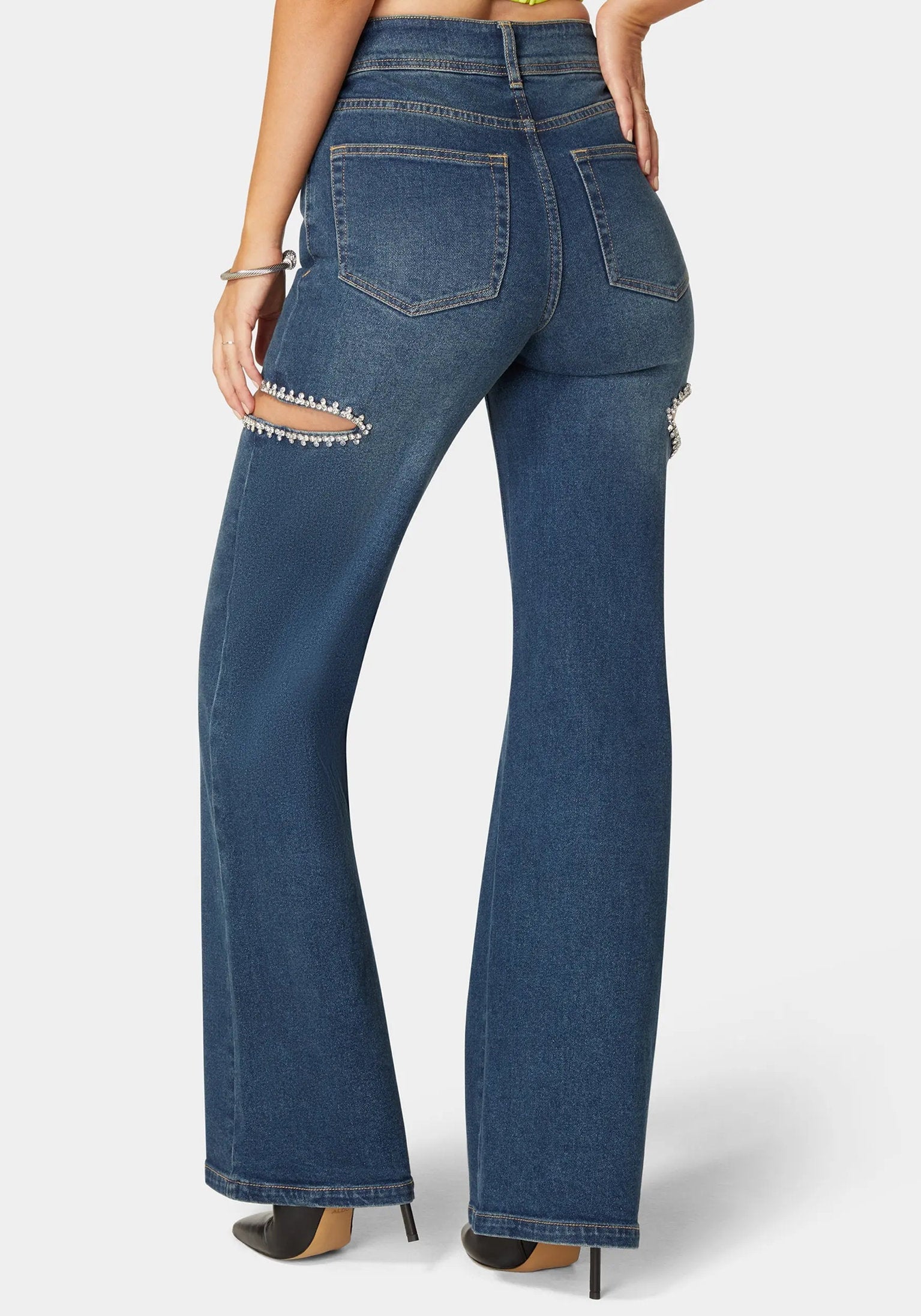 High Waist Studded Cut Out Wide Leg Jean_108559_DARK INDIGO WASH_03