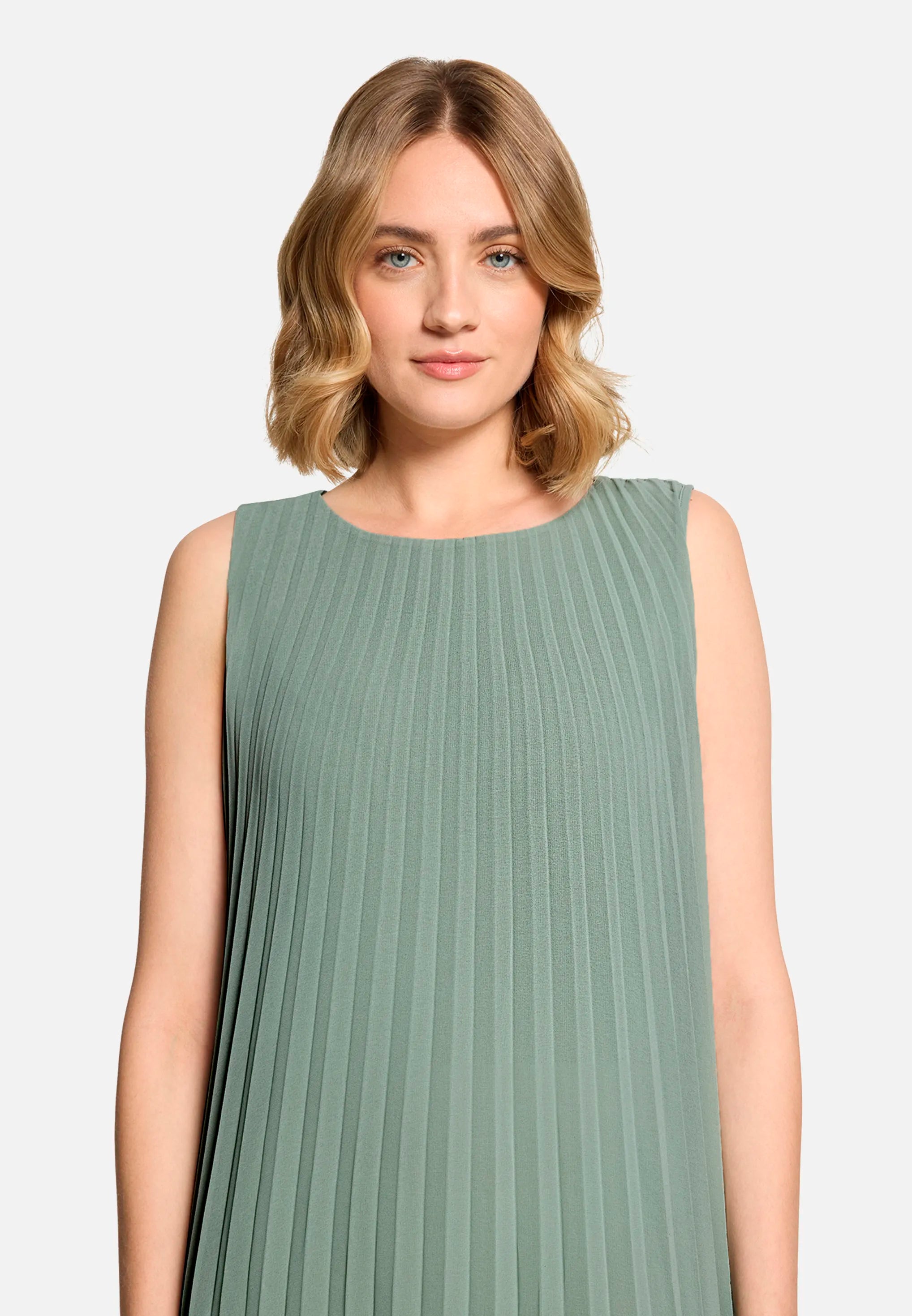 Betty Barclay Lily Pad Women Maxi Dress with Pleats SKU: 1116-3406_5554 Image 07