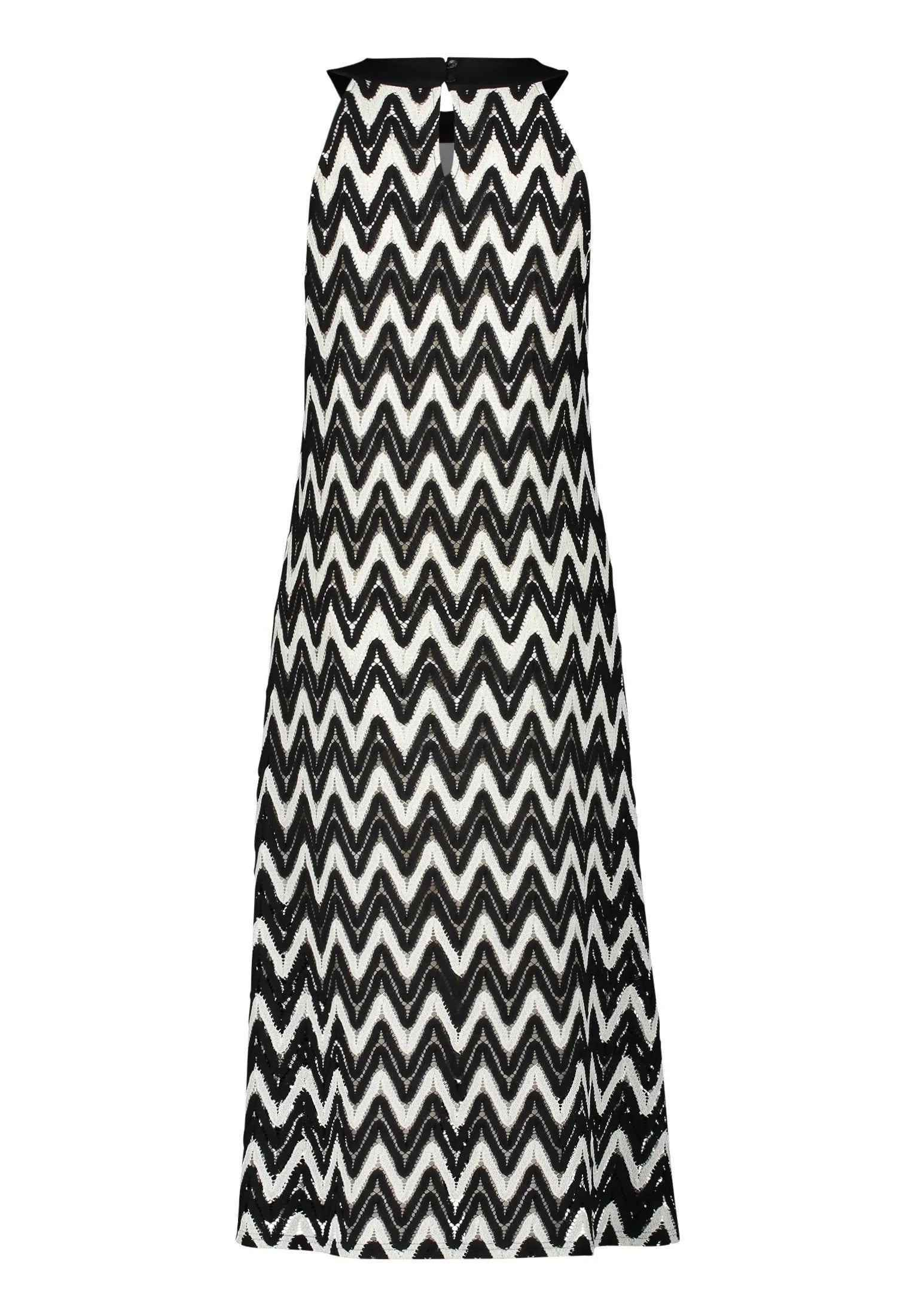 Betty Barclay Black/Cream Women Dress Long without Sleeve SKU: 1135-3376_9812 Image 05