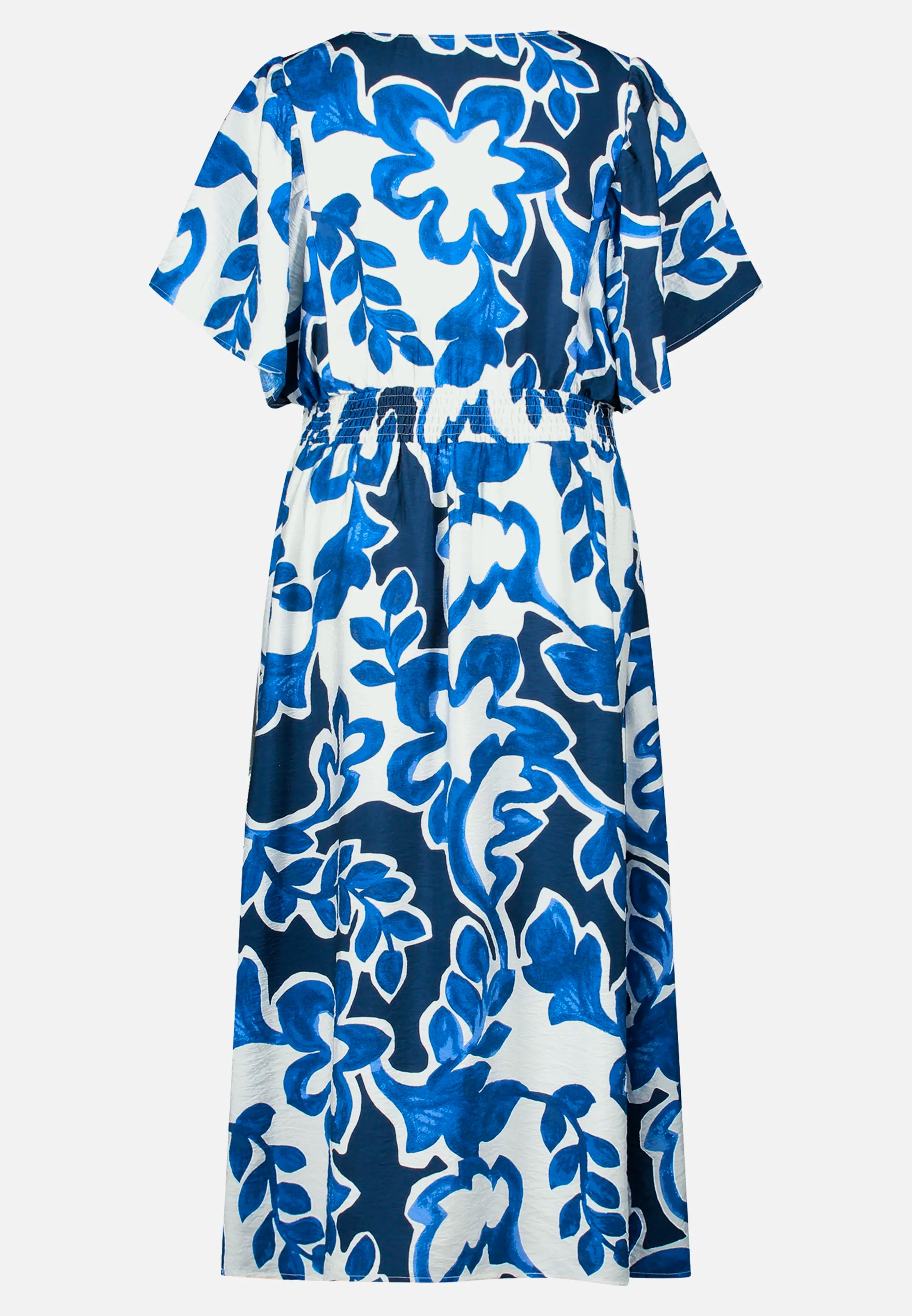 Betty Barclay Cream/Dark Blue Women Summer Dress with Floral Print SKU: 1137-3369_1883 Image 04