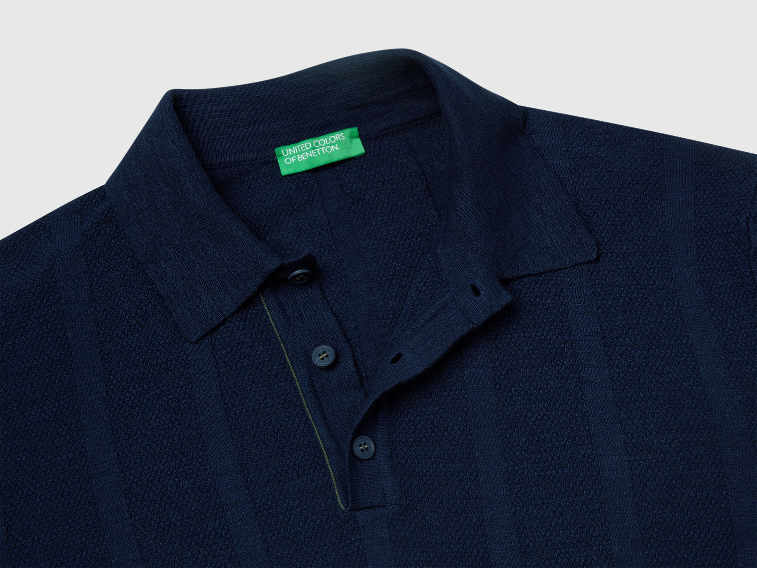 Benetton_Knit Polo in Linen Blend_115GK301G_016_06