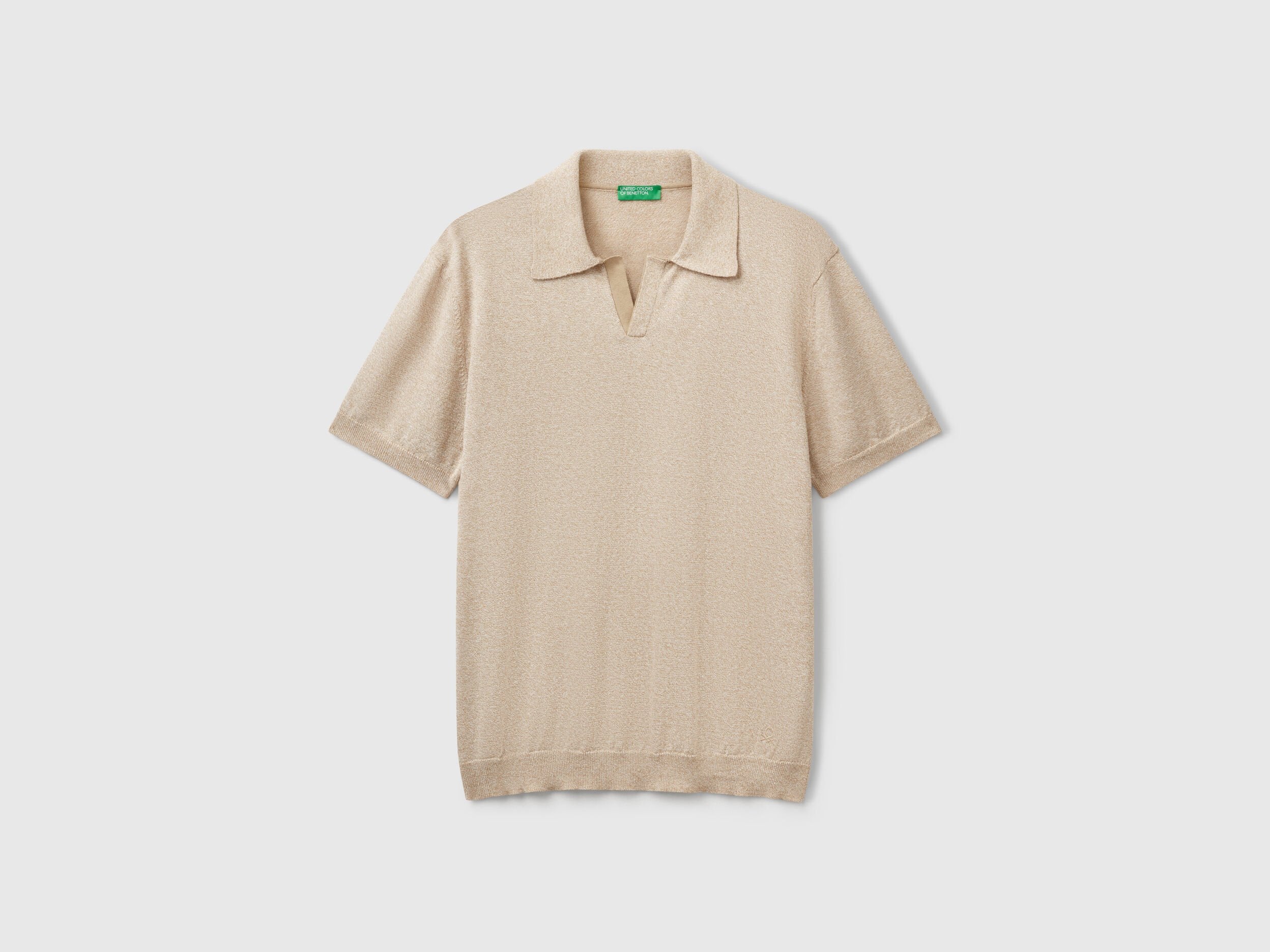Benetton_Short Sleeve Polo in Cotton Blend_115RK301I_95M_04